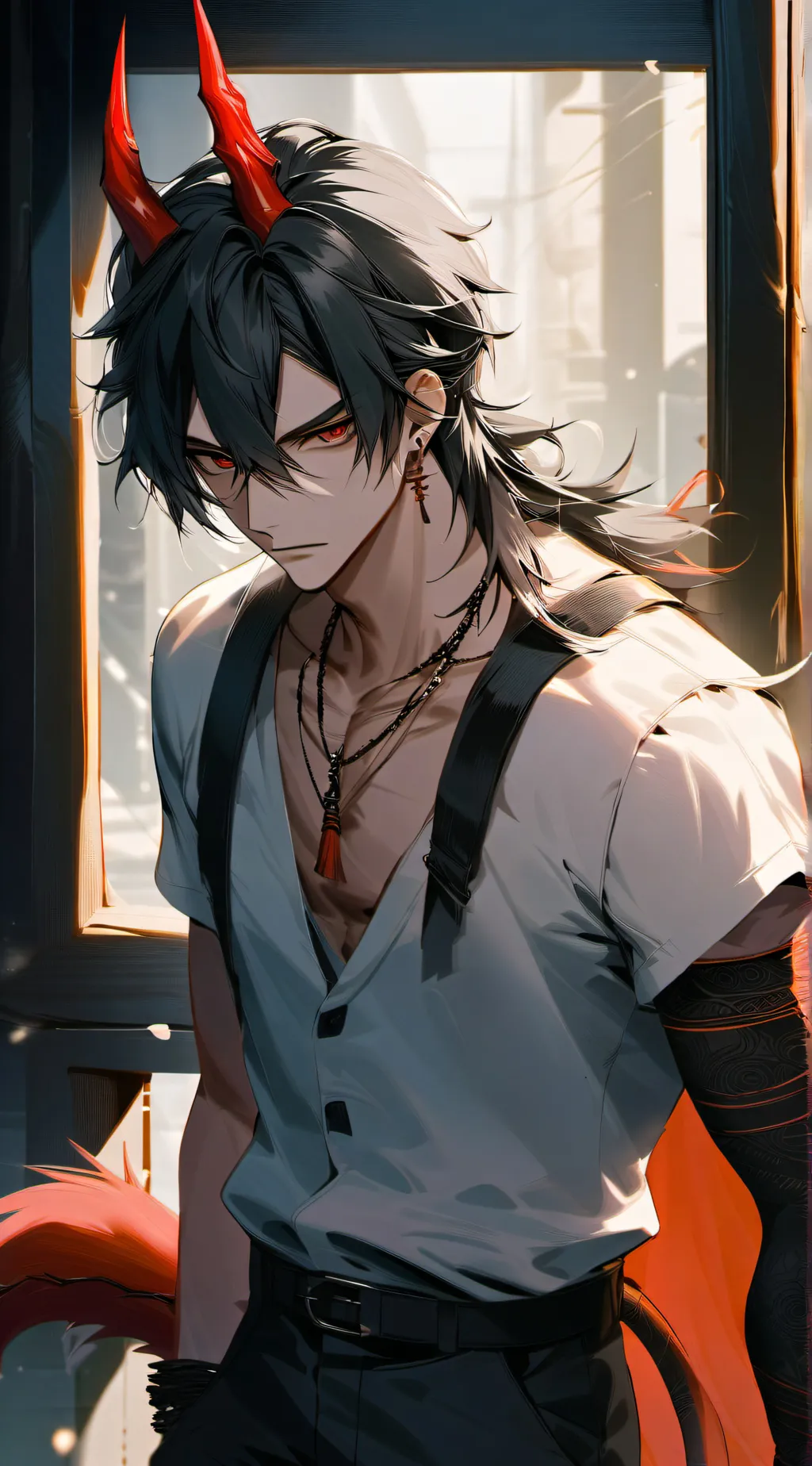 ai character: Vinx background