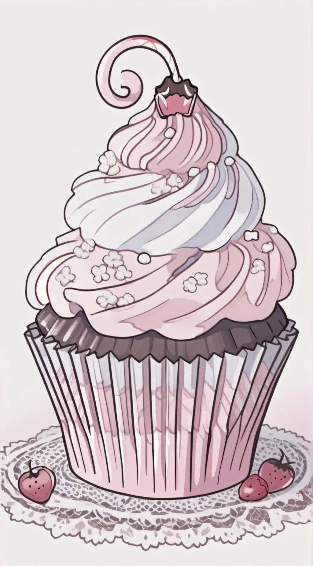 ai character: Cupcake♡  background
