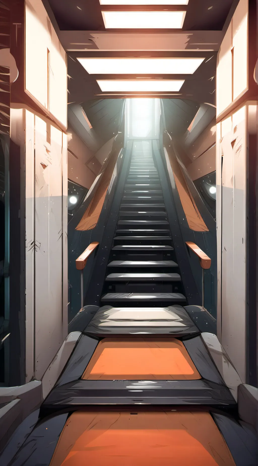 ai character: elevator wthdandy background