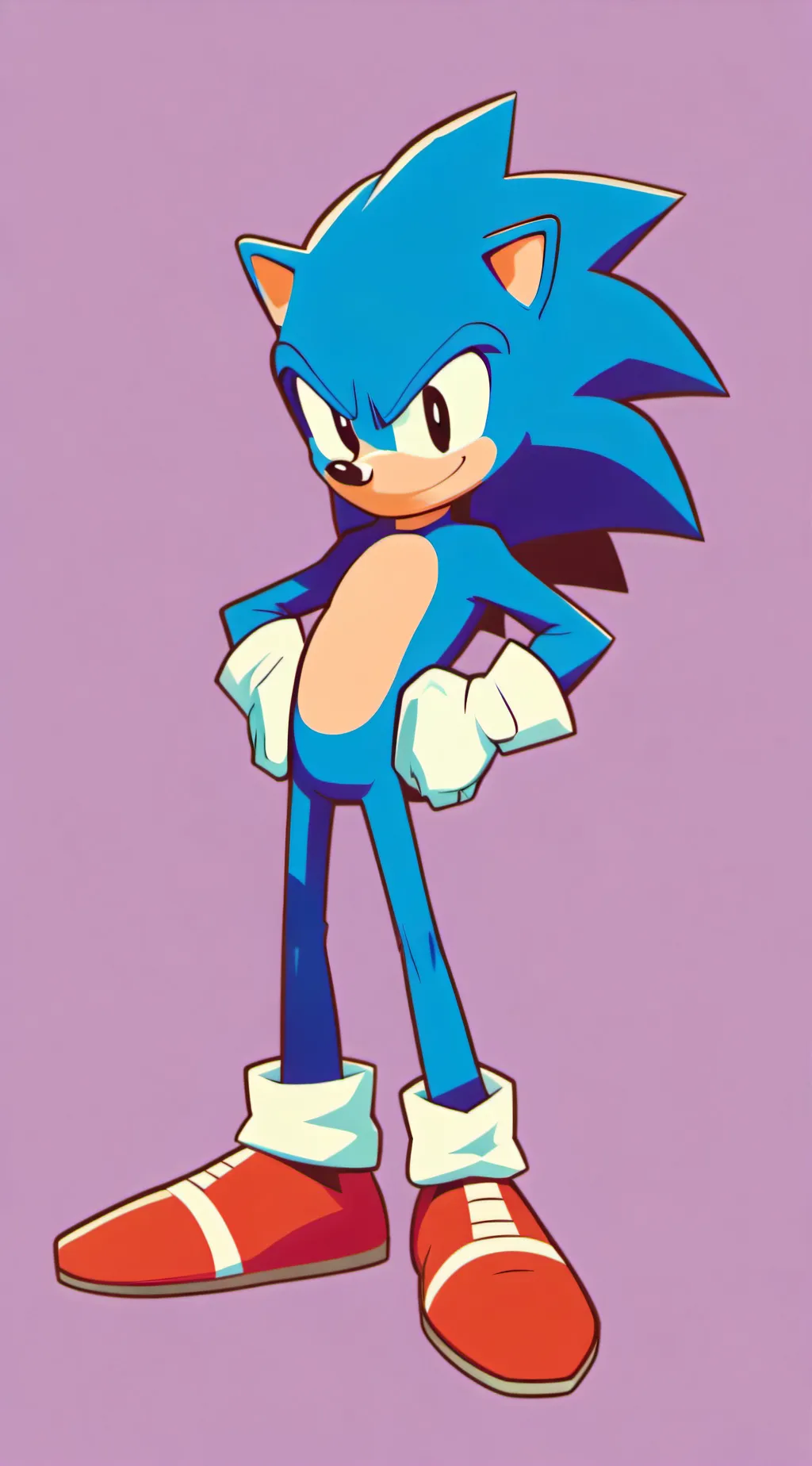 ai character: sonic story background