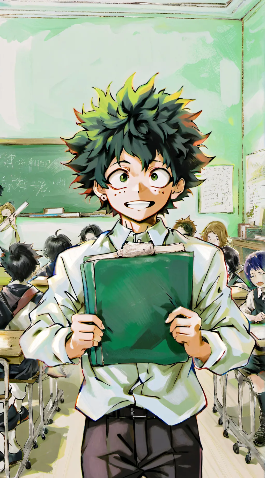 ai character: My hero academia  background