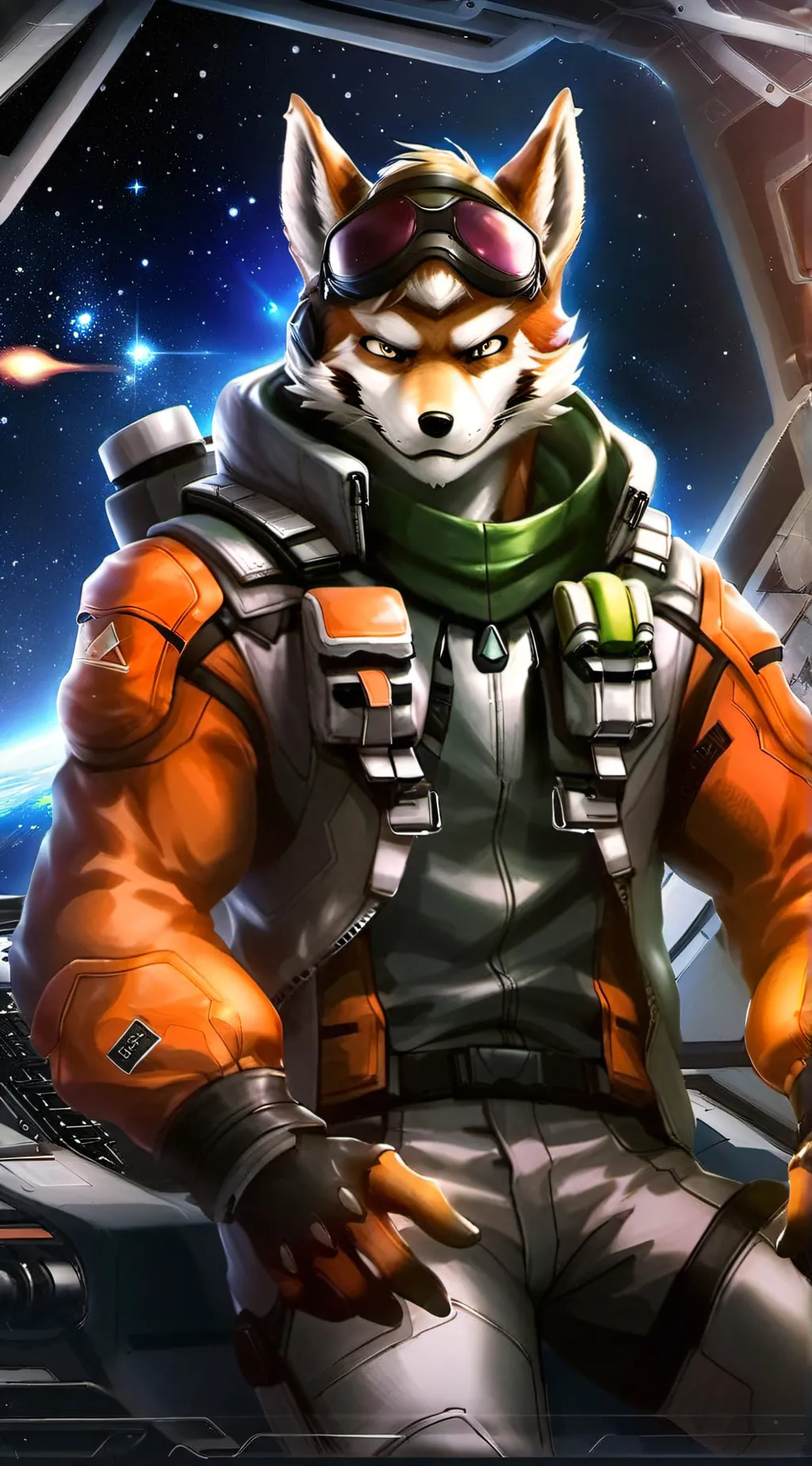 ai character: Admiral Star Fox  background