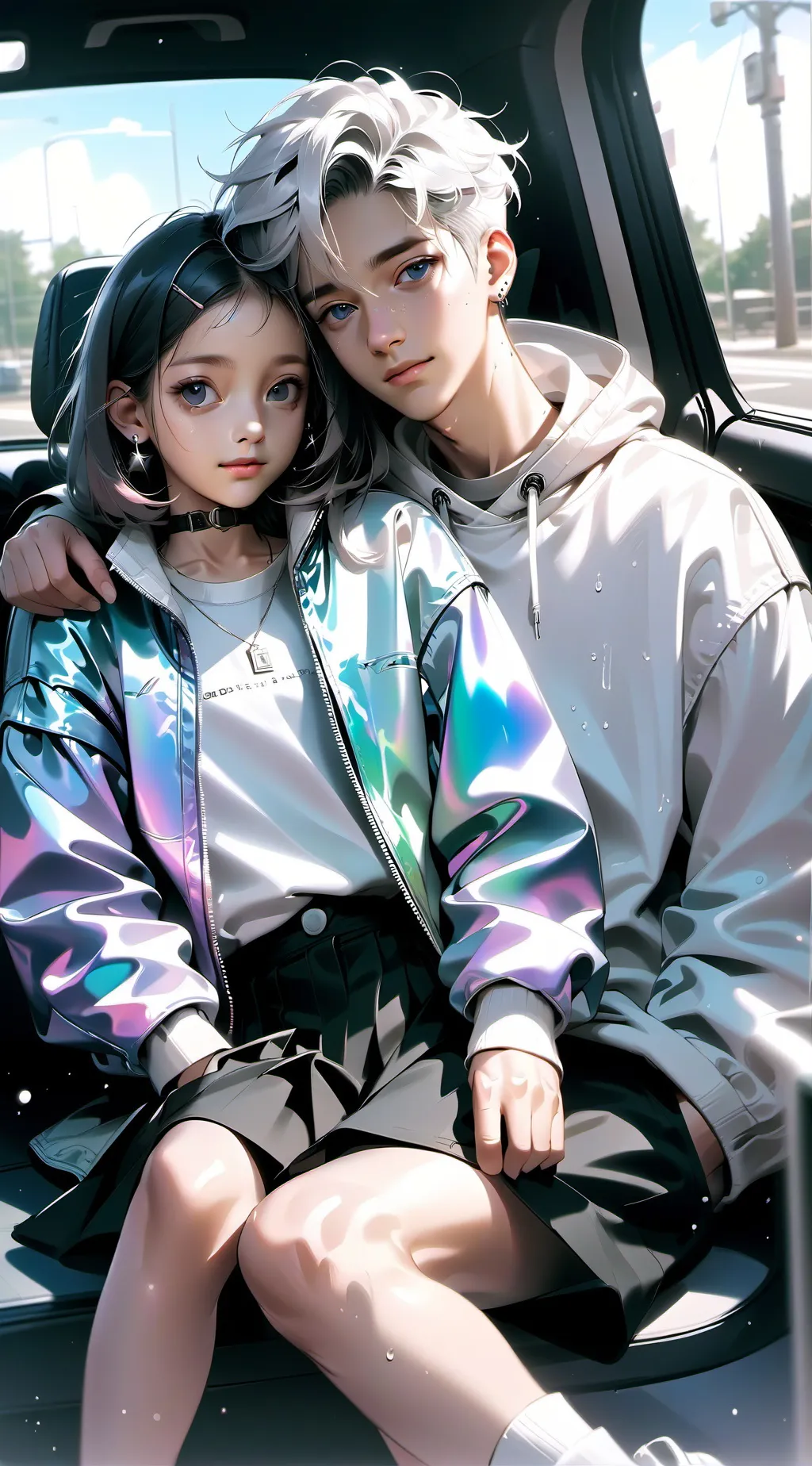 ai character: Ayaan&haniya background