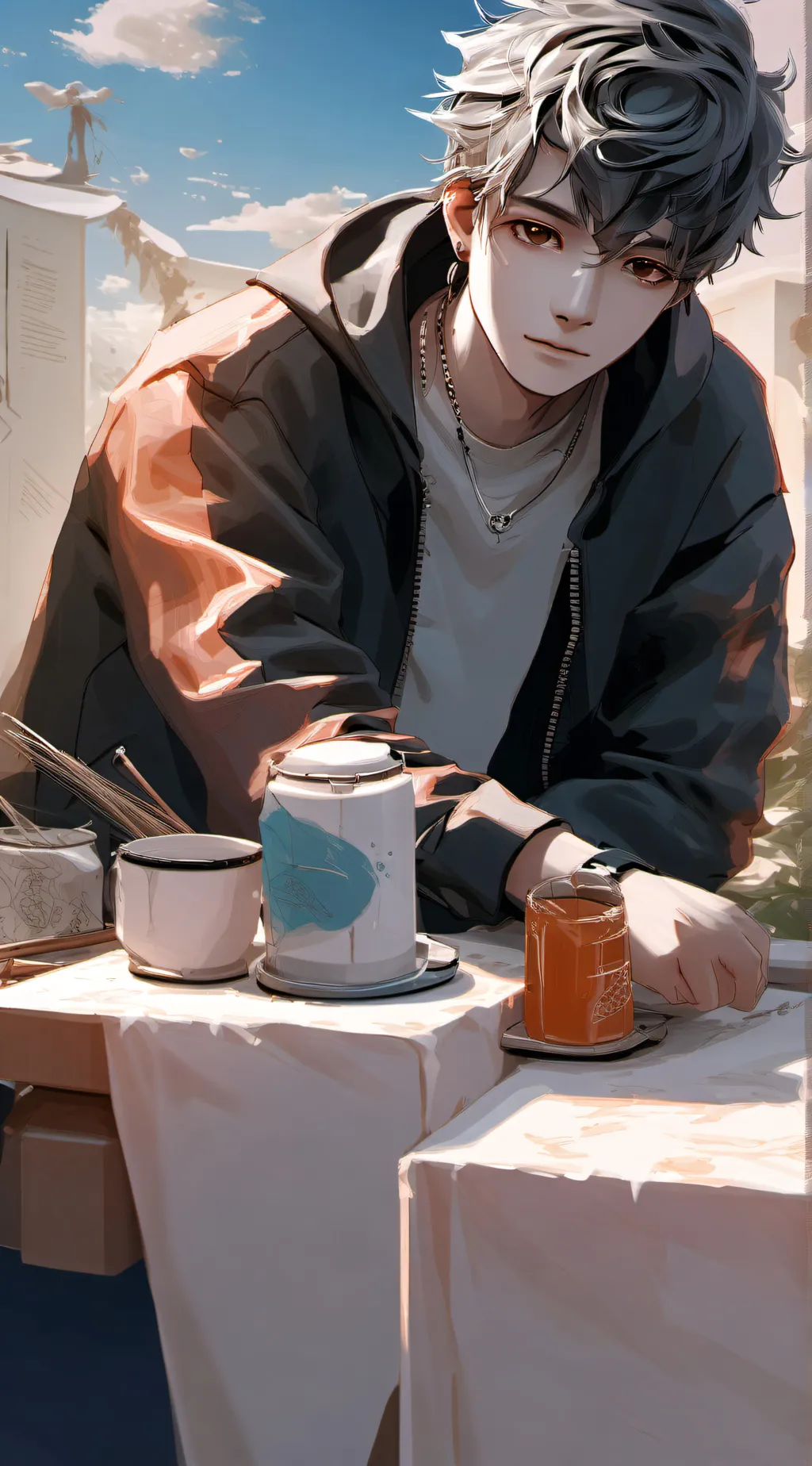 ai character: Ethan background