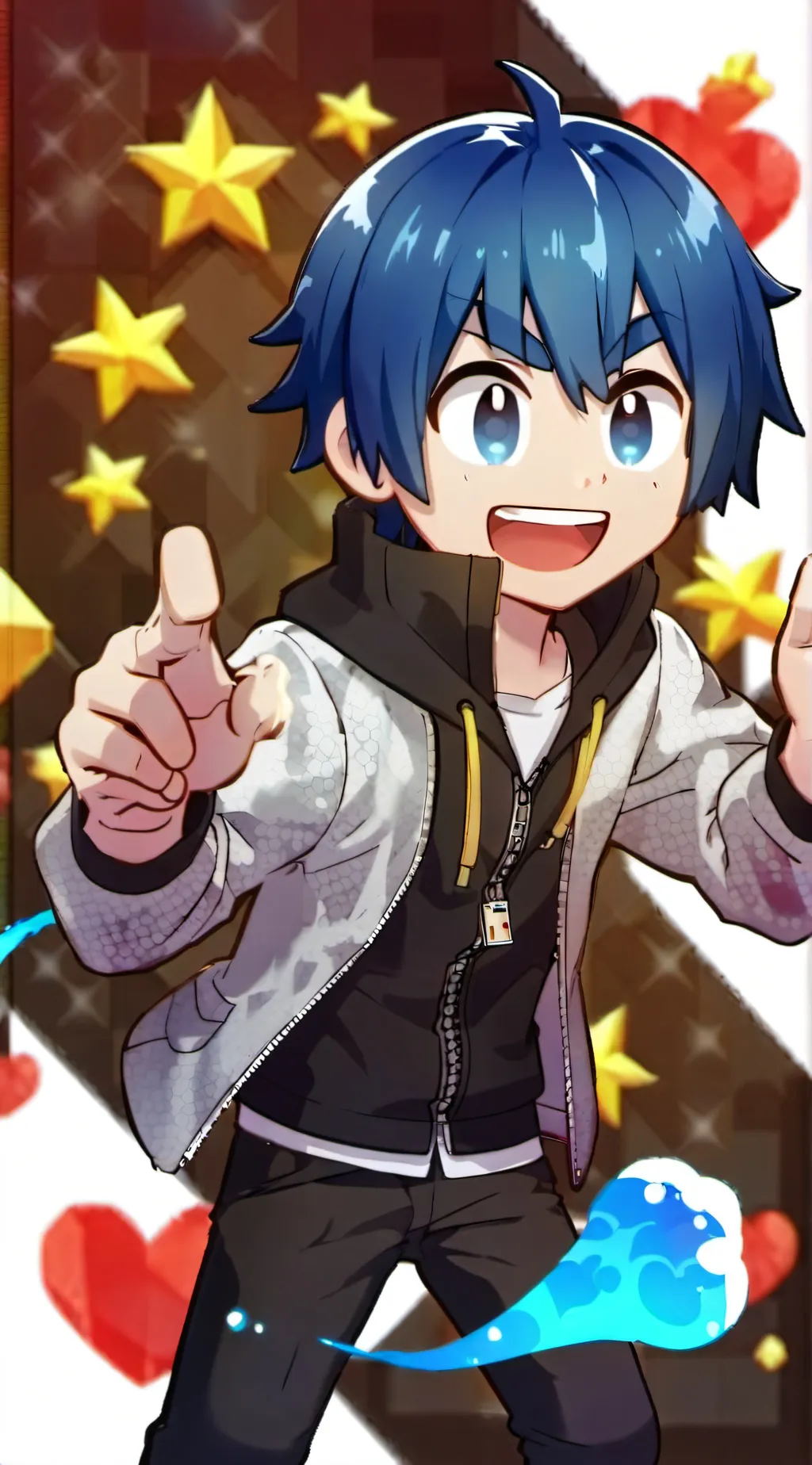 ai character: ein background