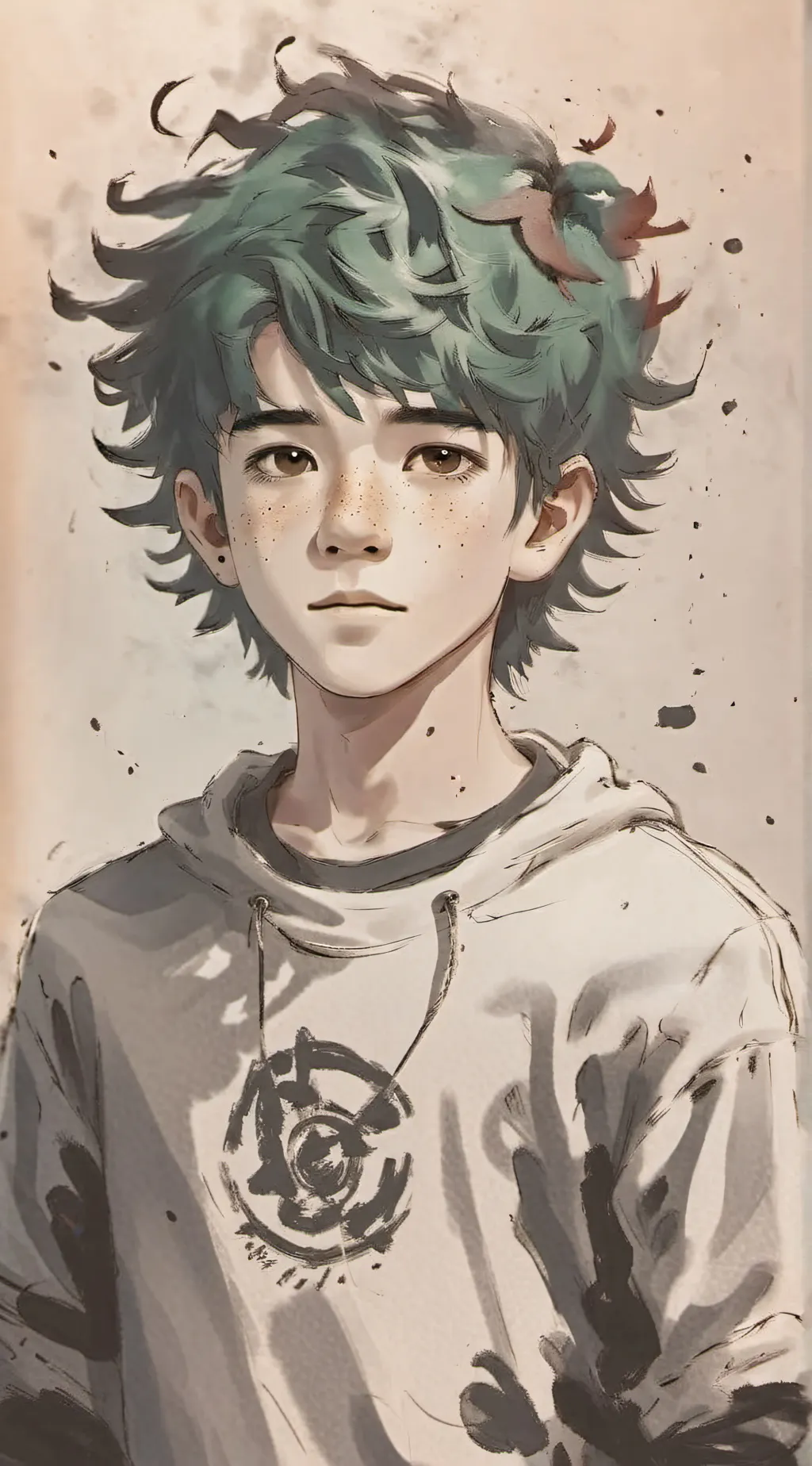 ai character: Deku background