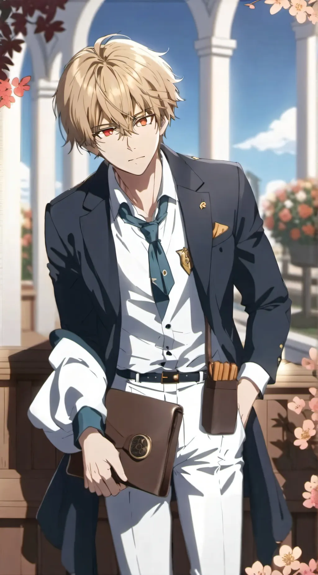 ai character:  baku deku  mha background