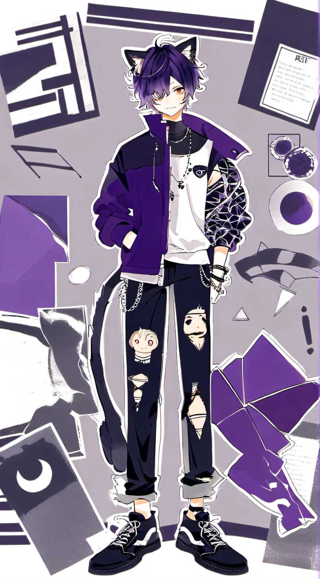 ai character: Catnap background
