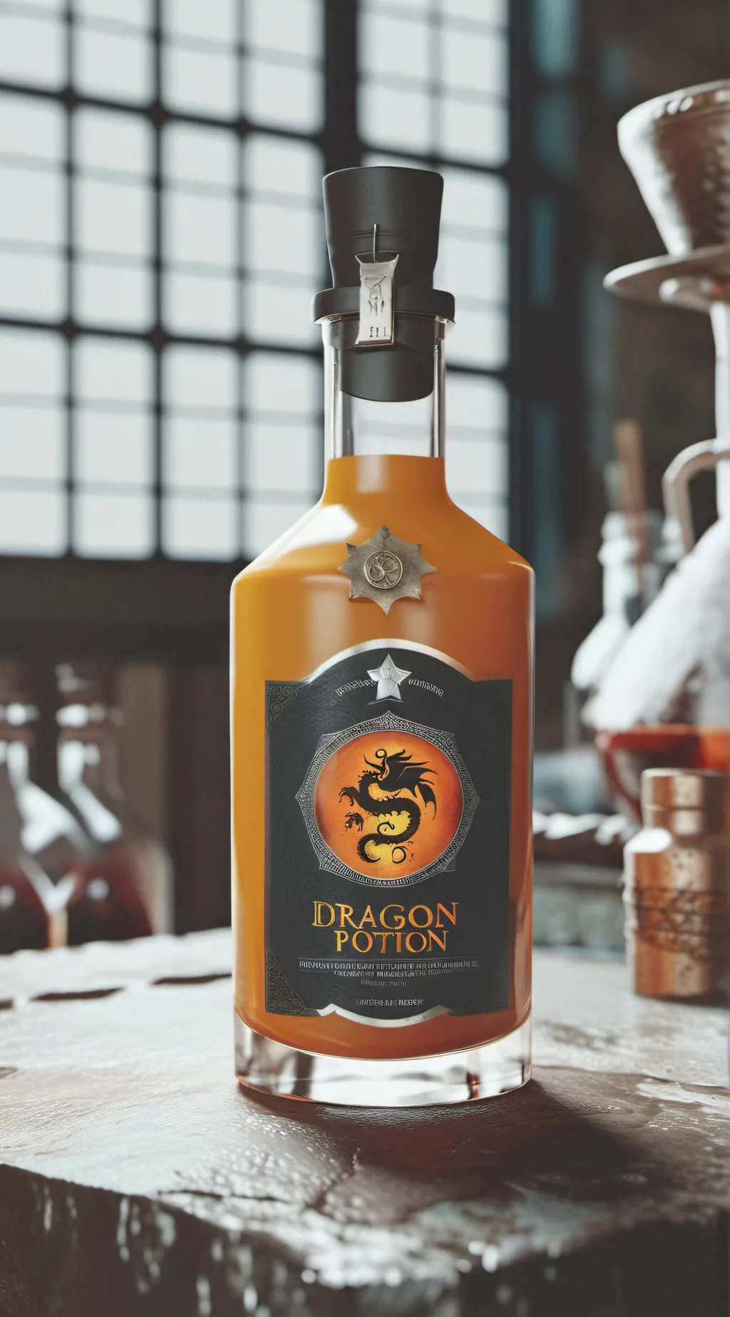 ai character: dragon potion background