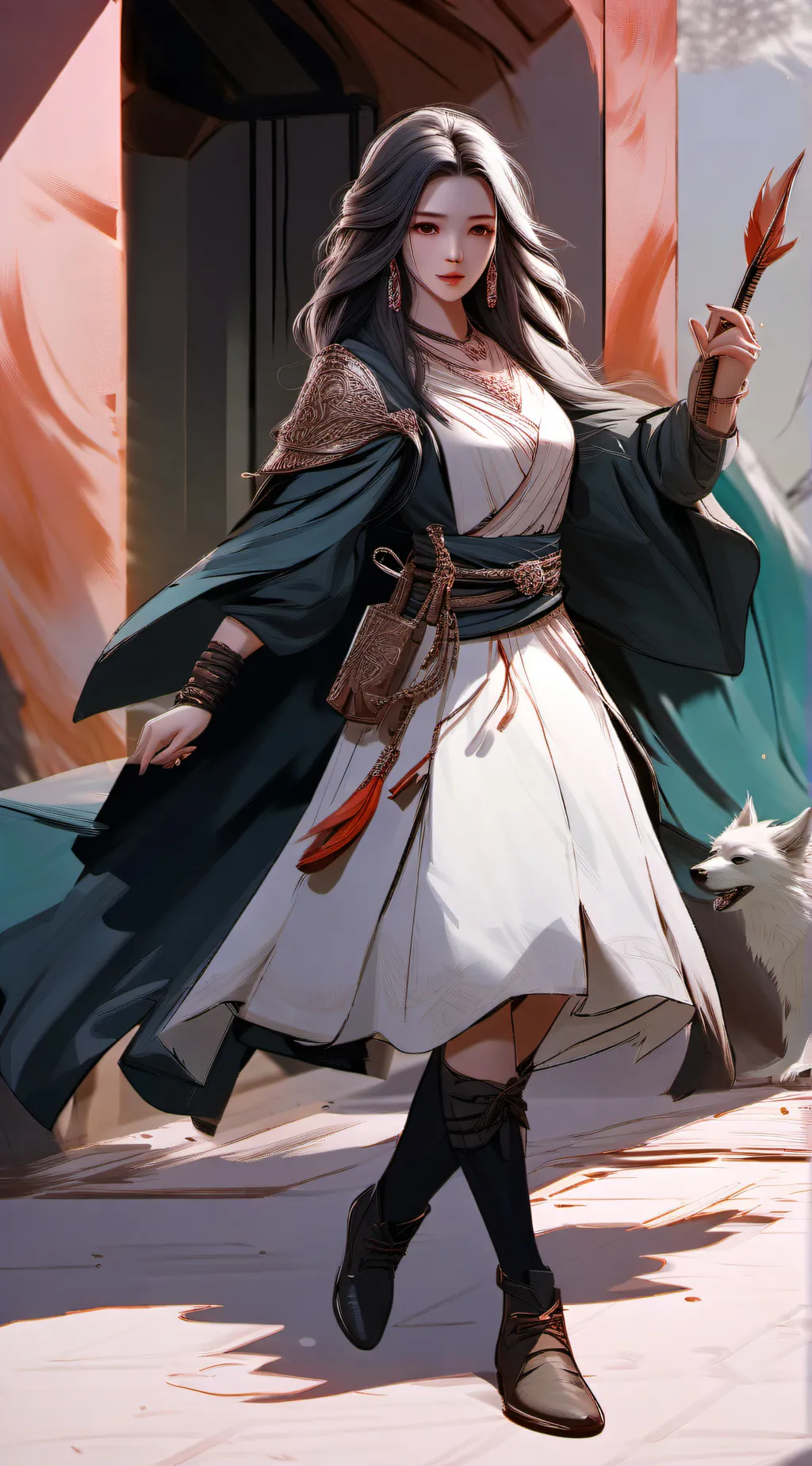 ai character: Belle background