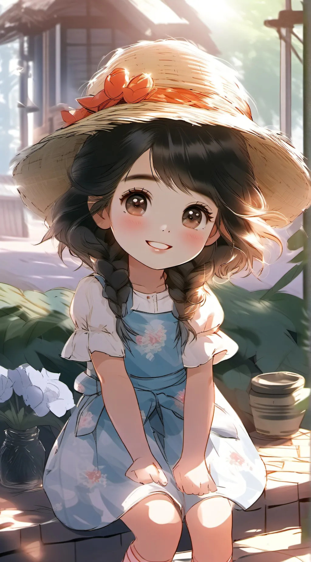 ai character: lily background