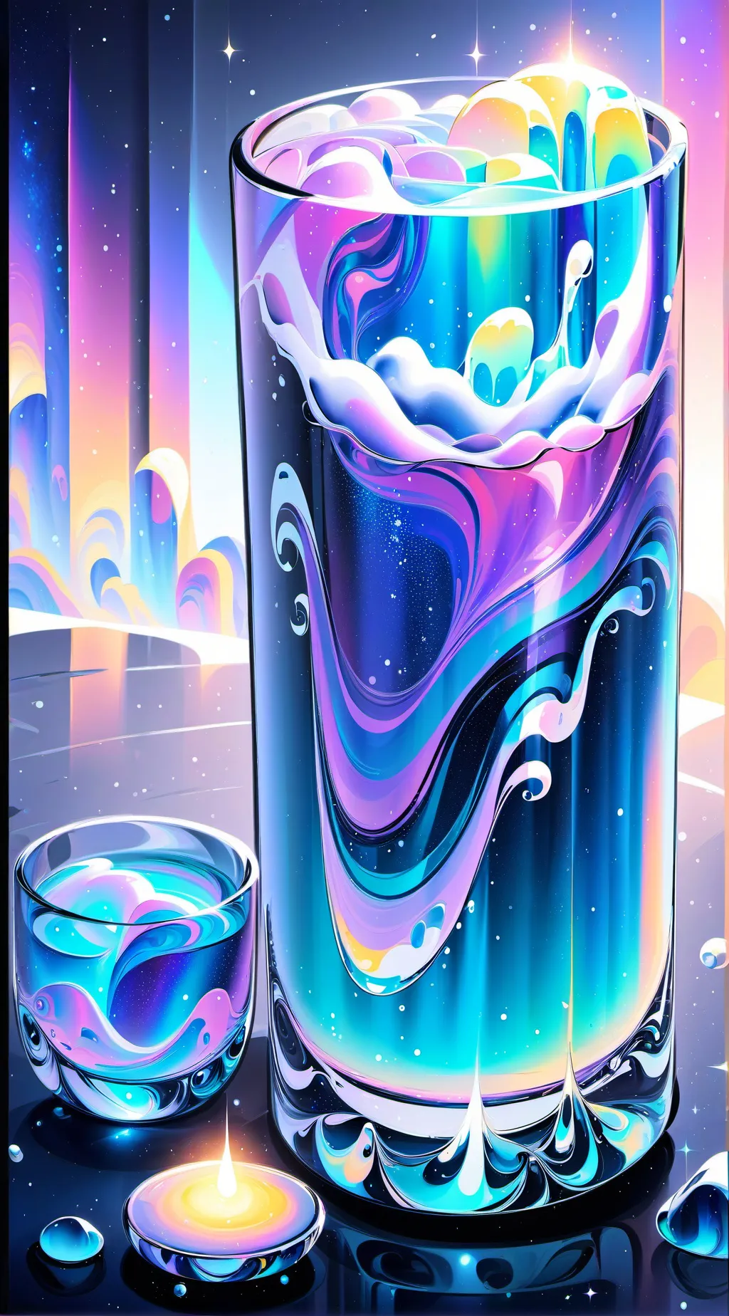 ai character: Aurora background