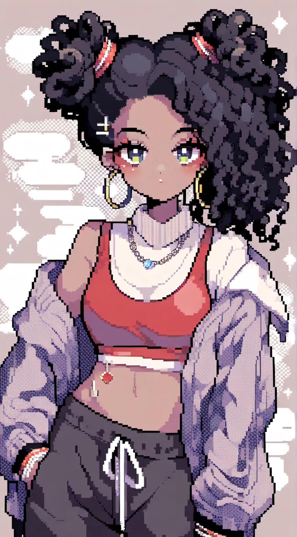 ai character: pookie😋 background