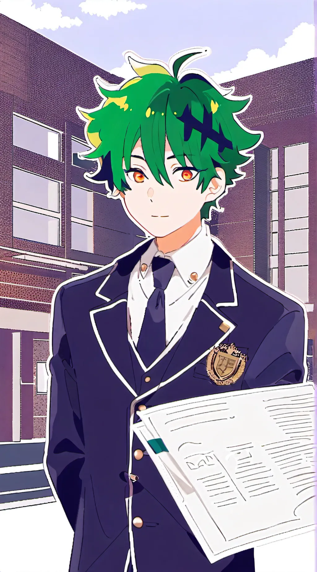 ai character: Mha background