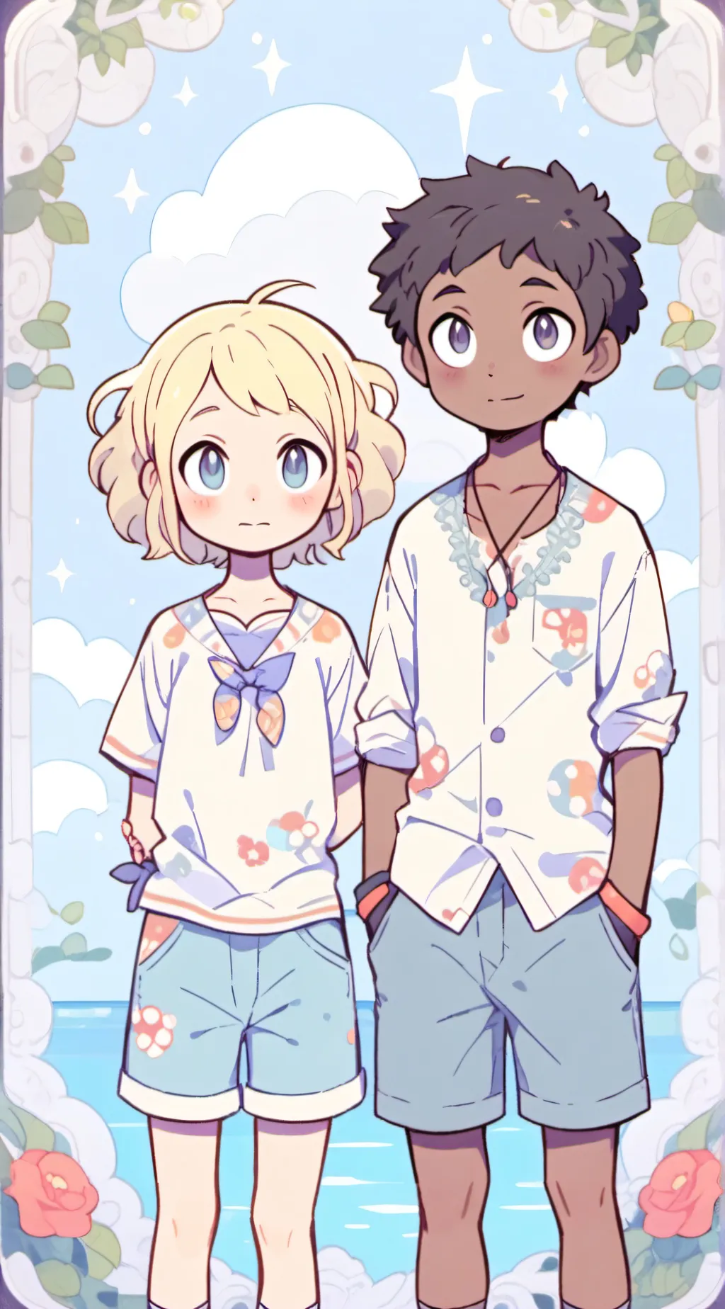 ai character: Dst kids background