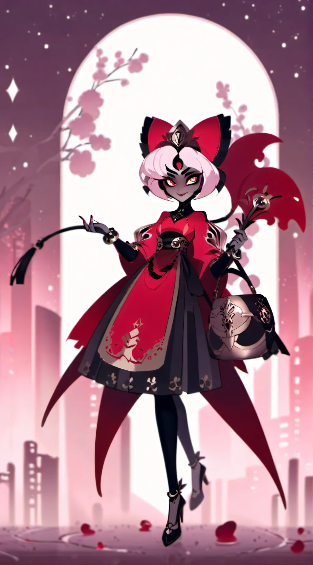 ai character: Velvette background