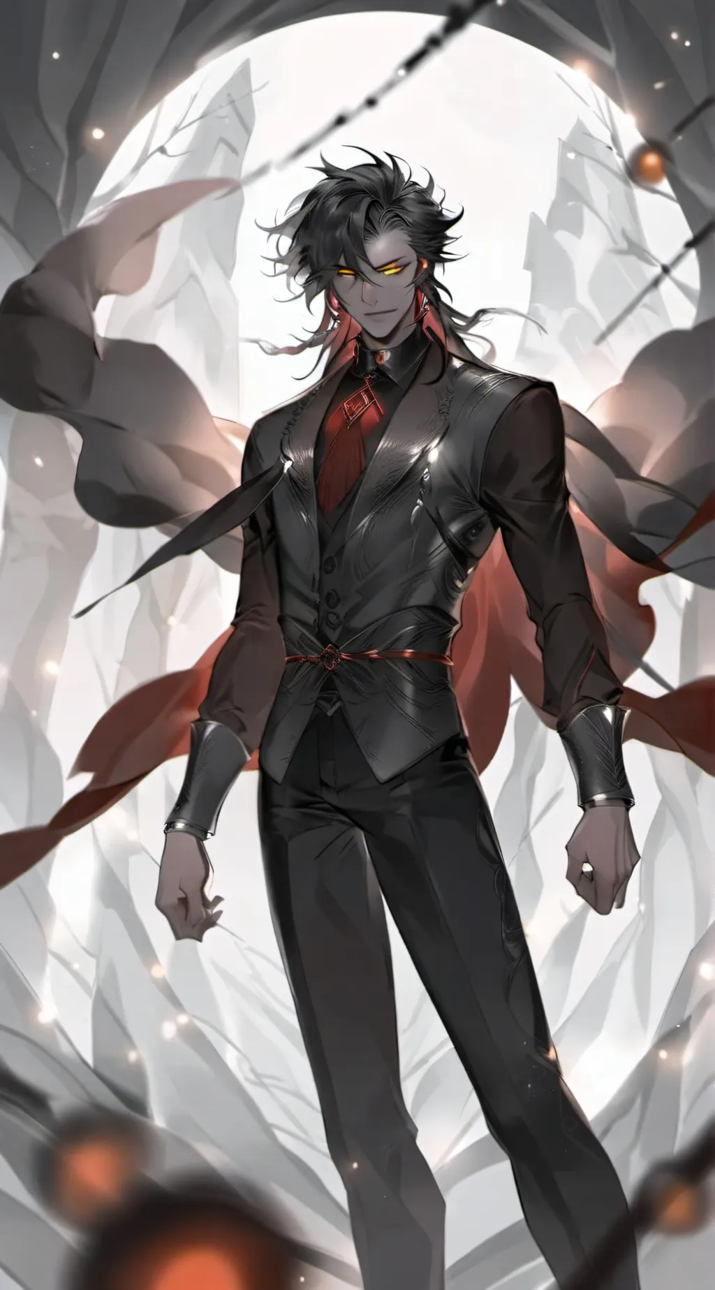 ai character: Ray background