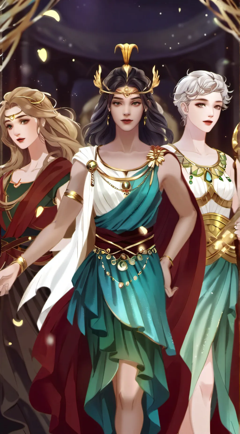 ai character: the gods/goddesses background