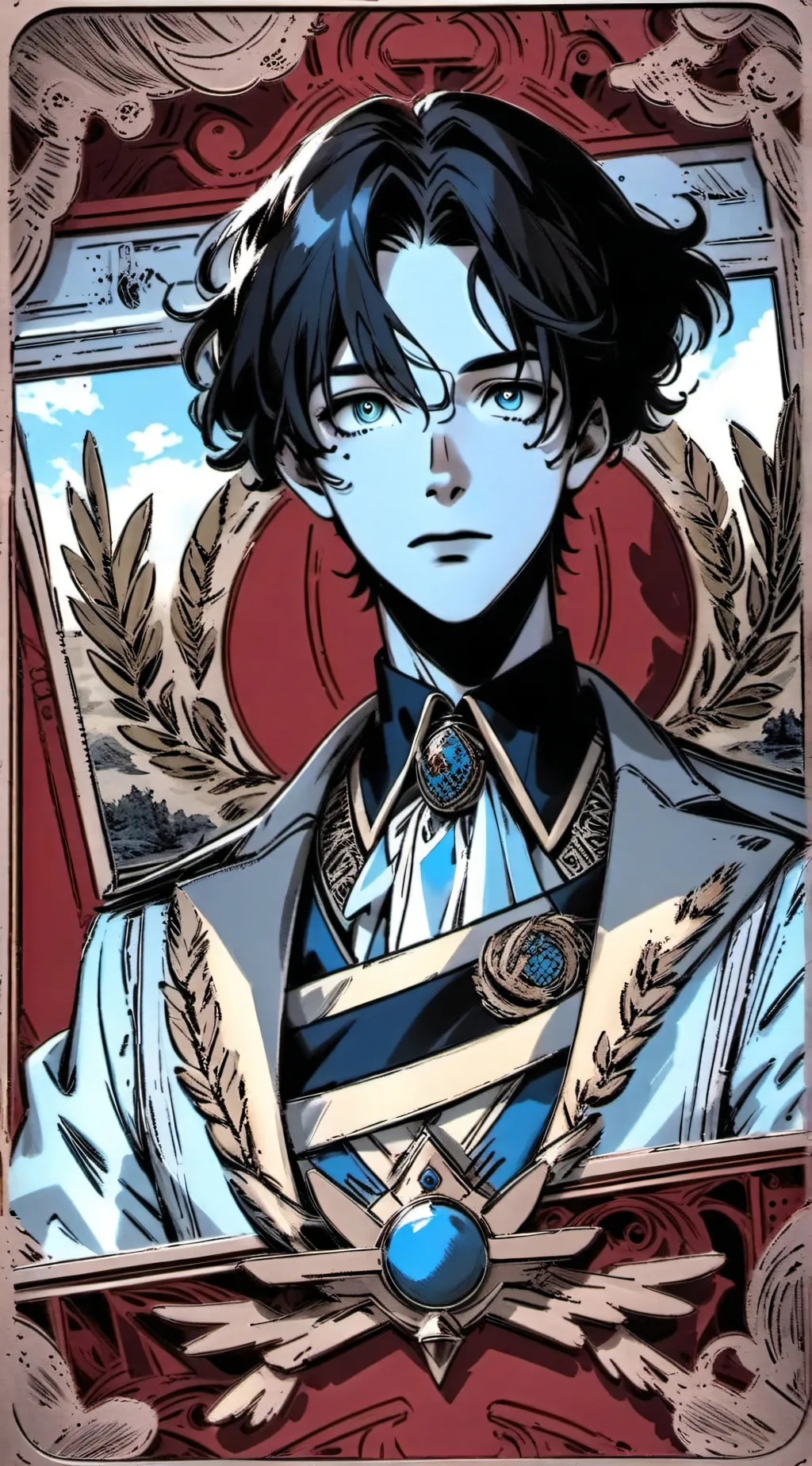 ai character: Alexandre  background