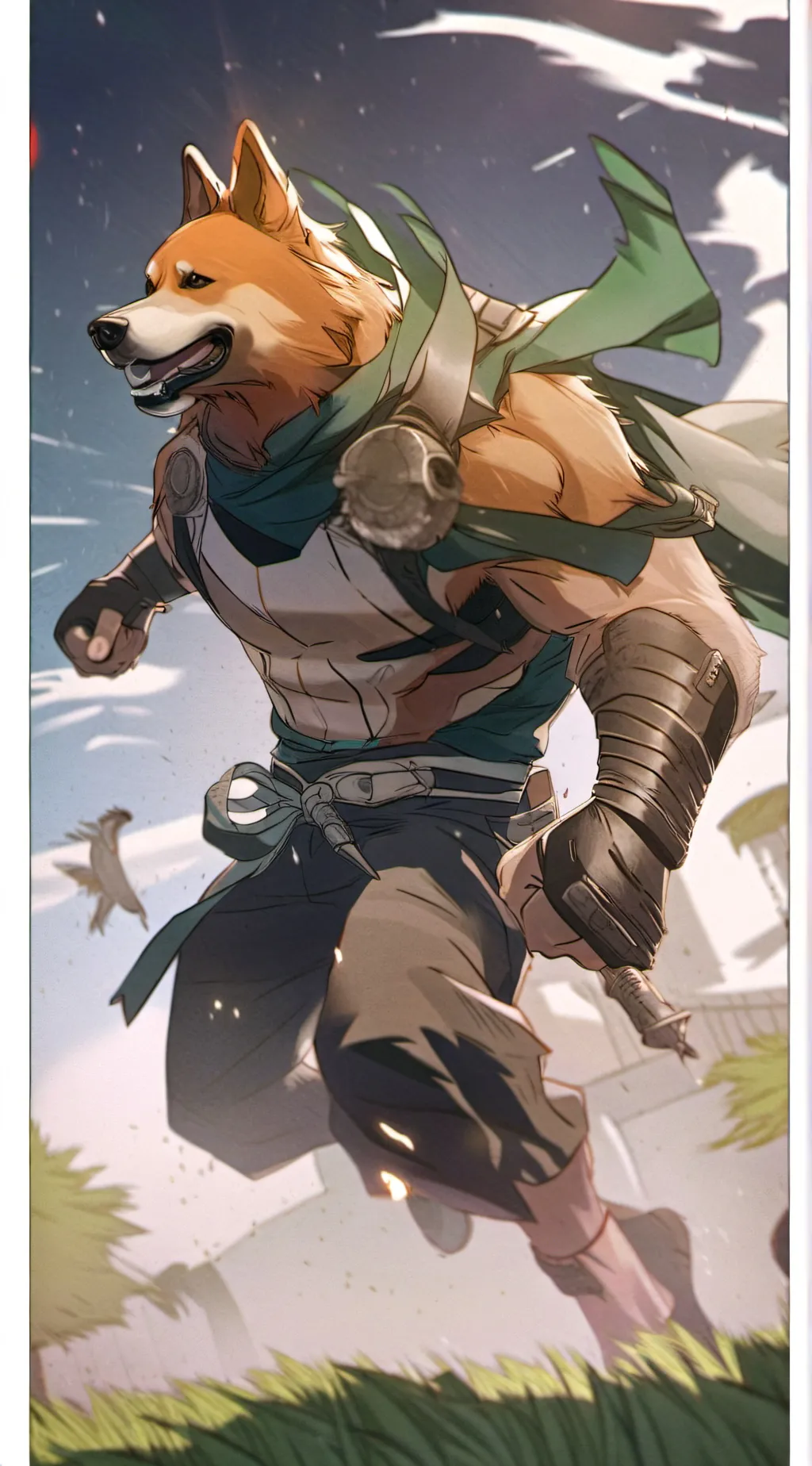 ai character: Dawgie background