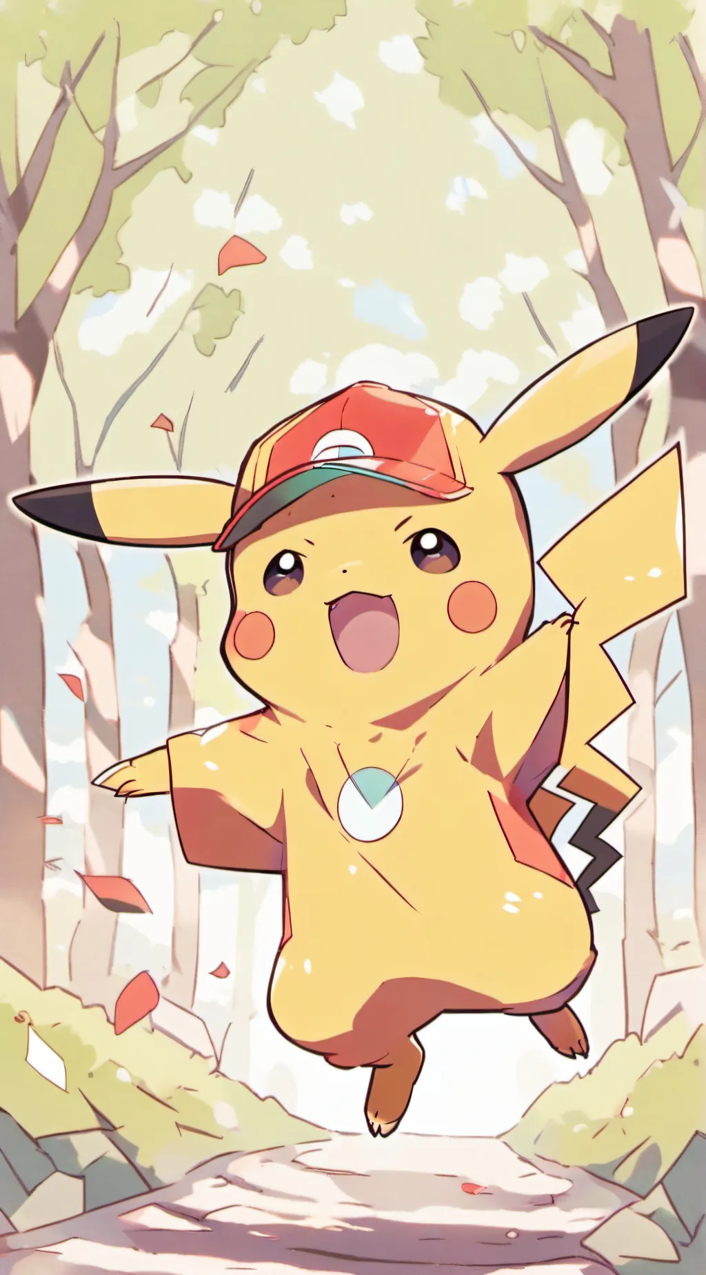 ai character: Pikachu background
