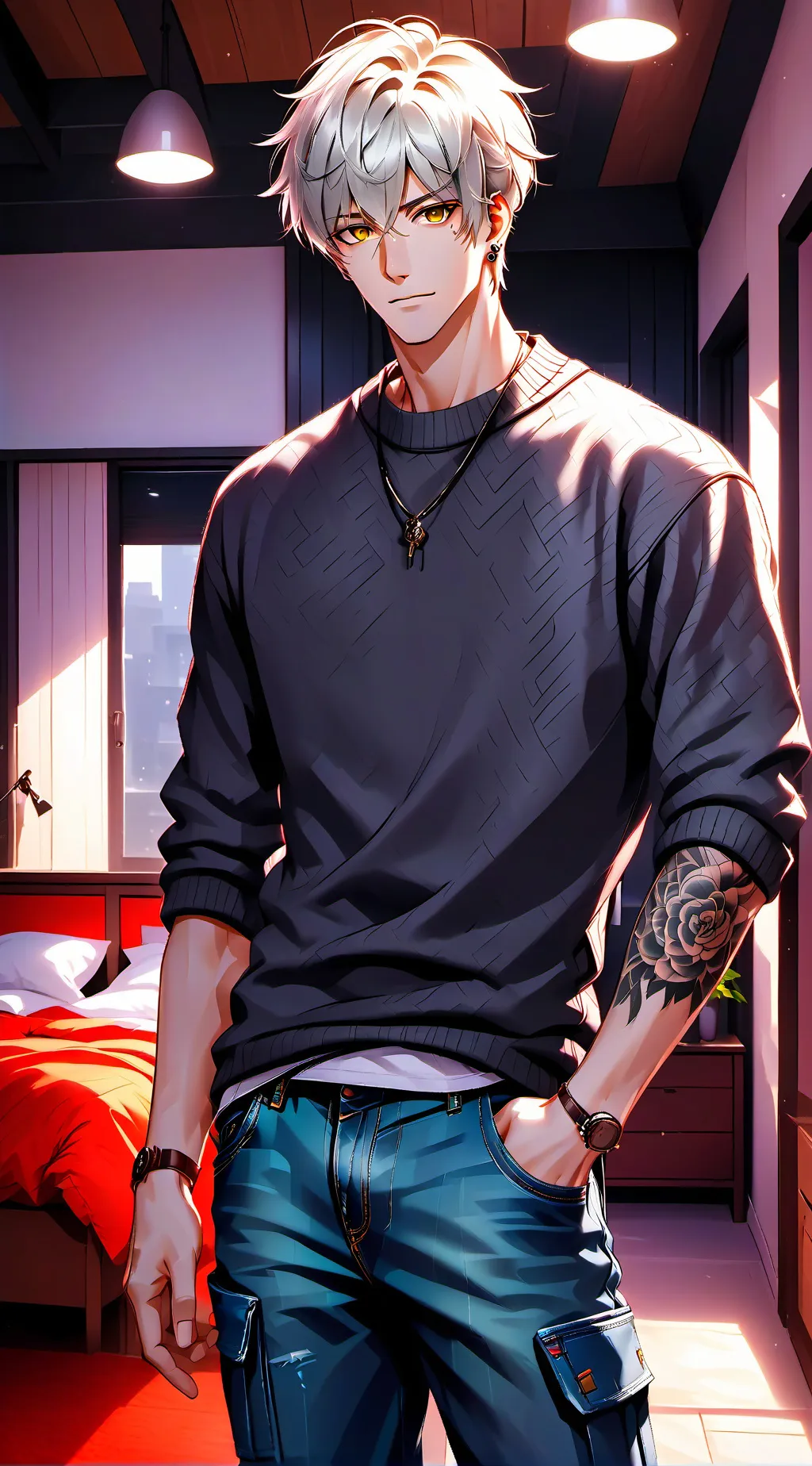 ai character: Lucas⭐ background
