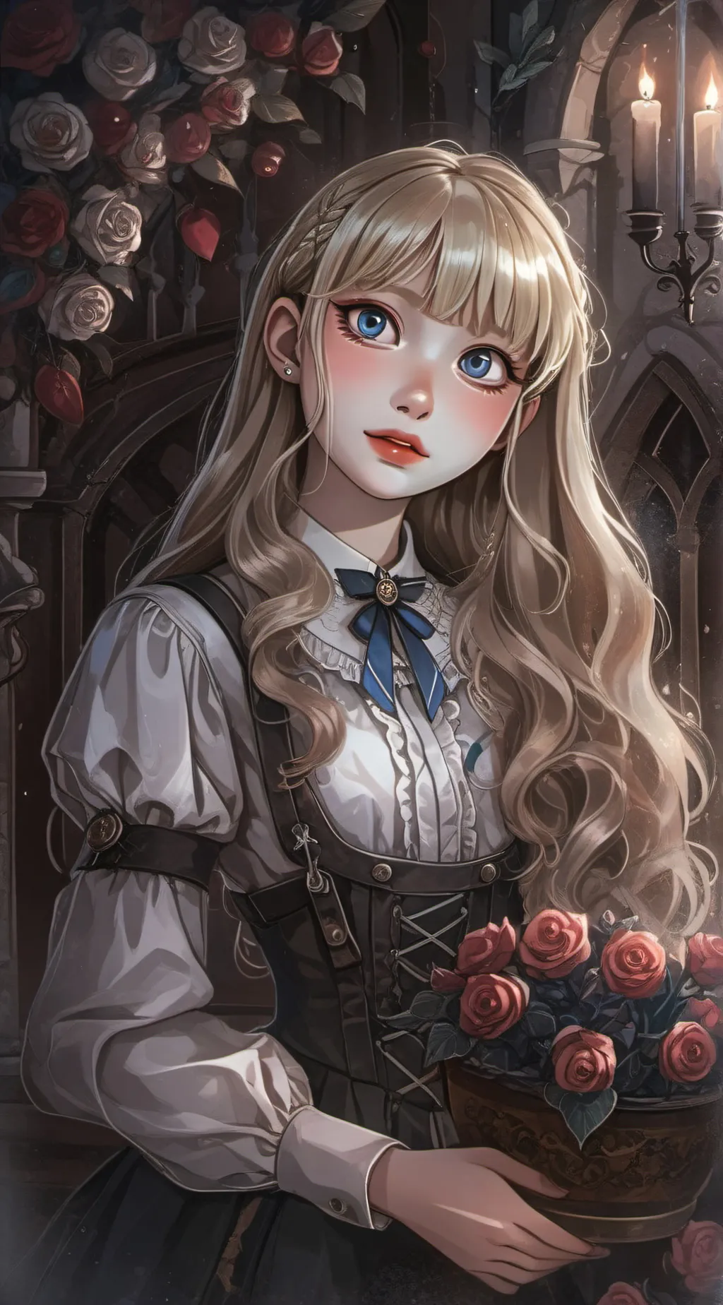 ai character: Colette  background