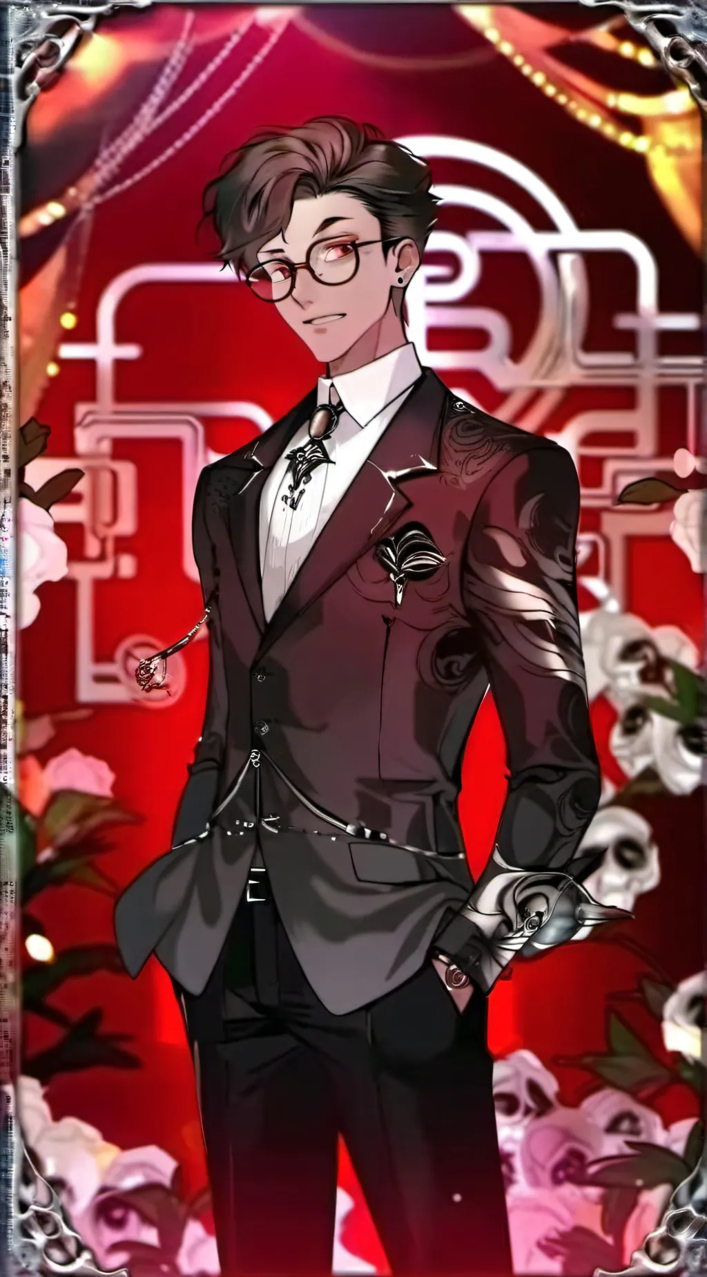 ai character: ♡Alastor♡ background