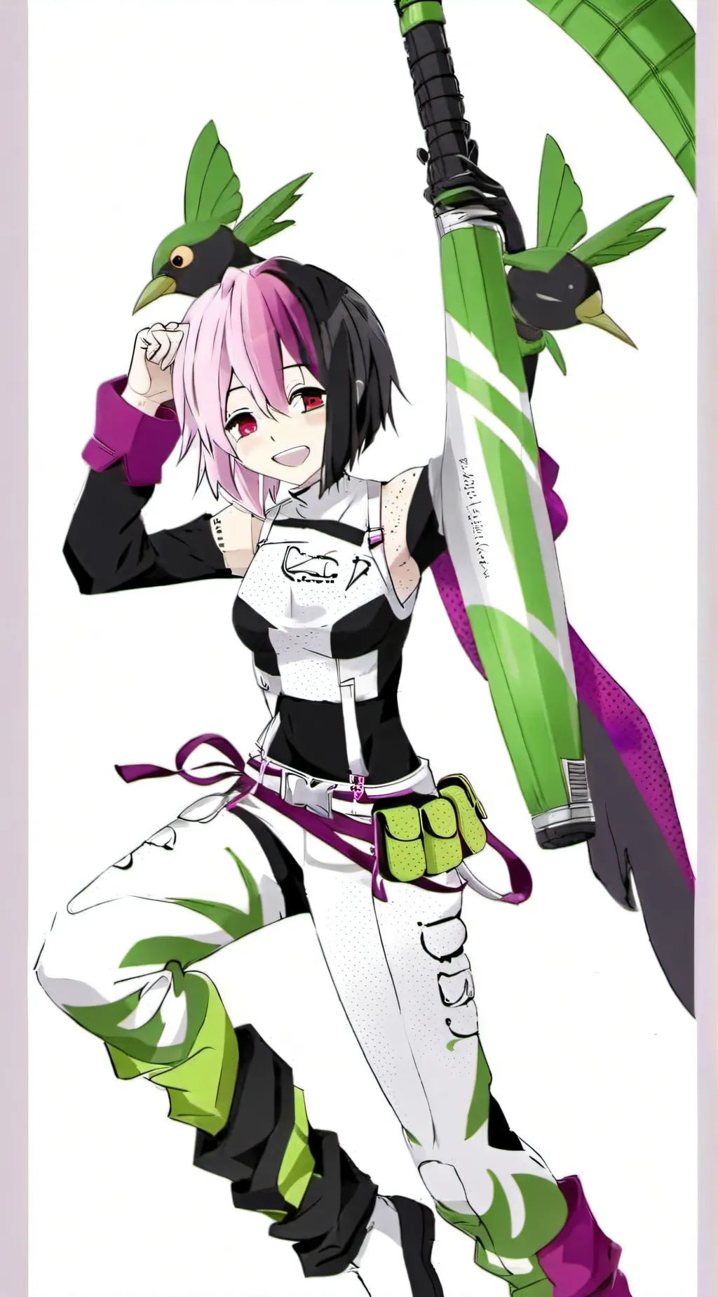 ai character: Mitsuri&Obanai background