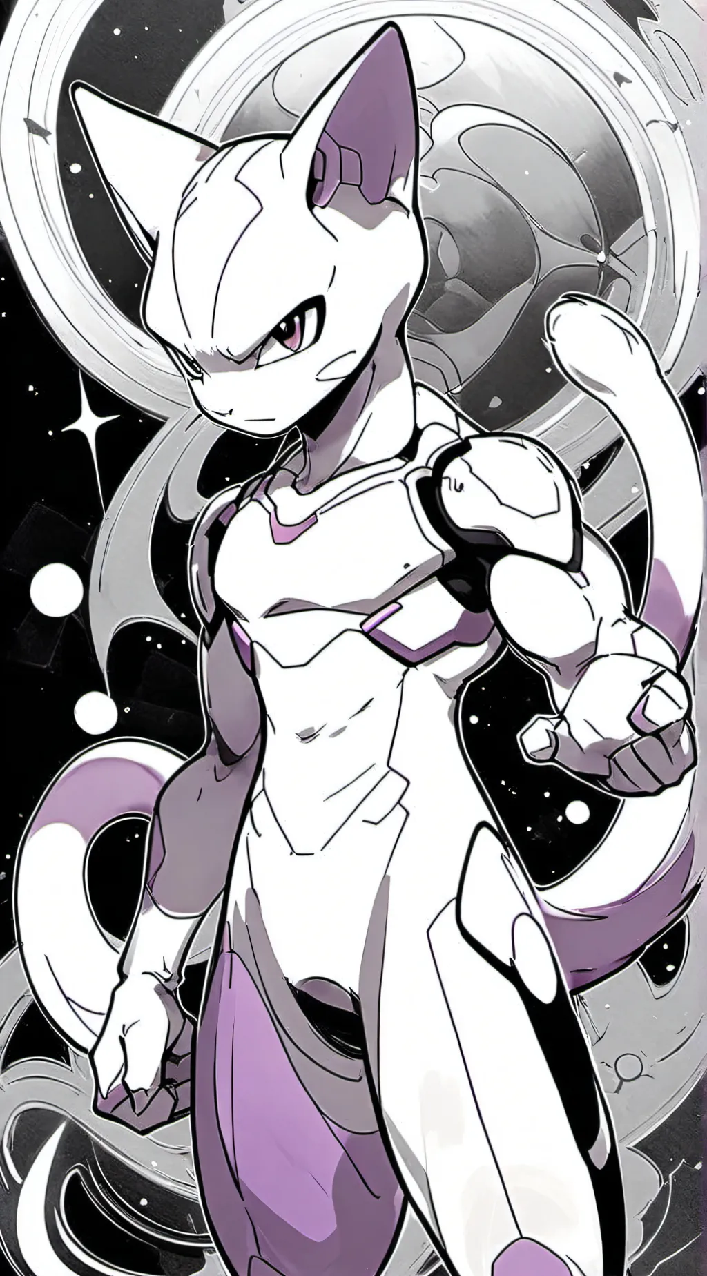 ai character: Mewtwo background