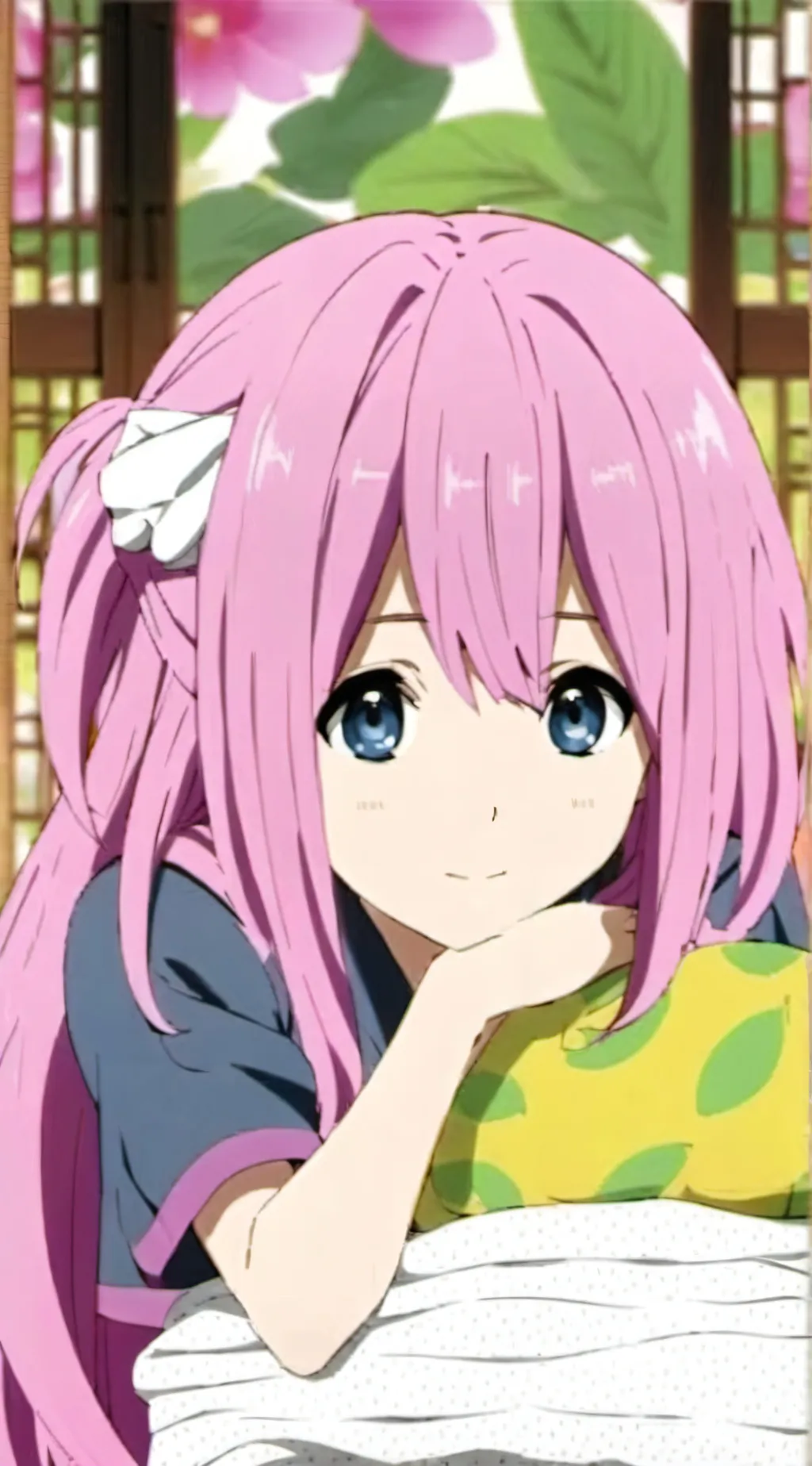 ai character: Gf mitsuri  background