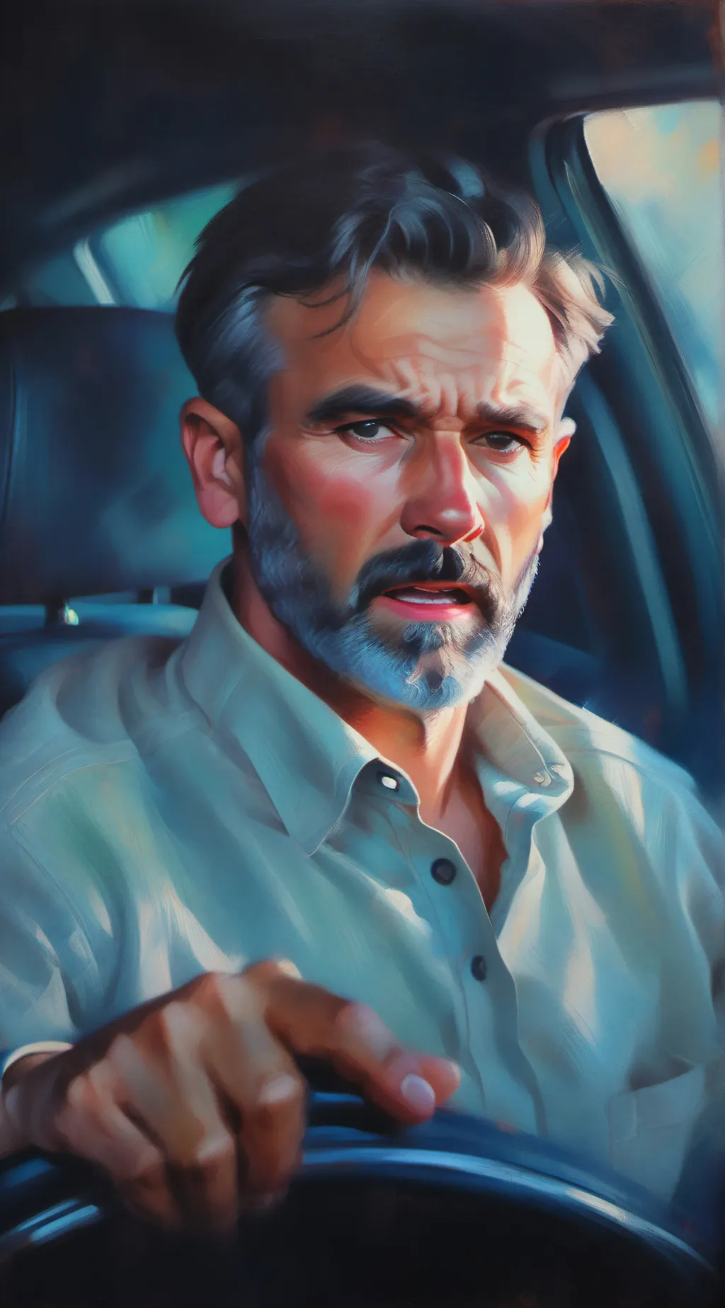 ai character: dad background
