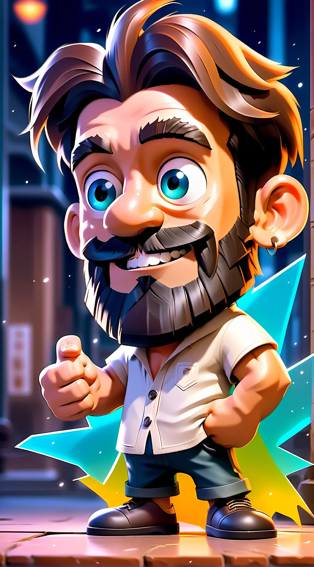 ai character: John beard background