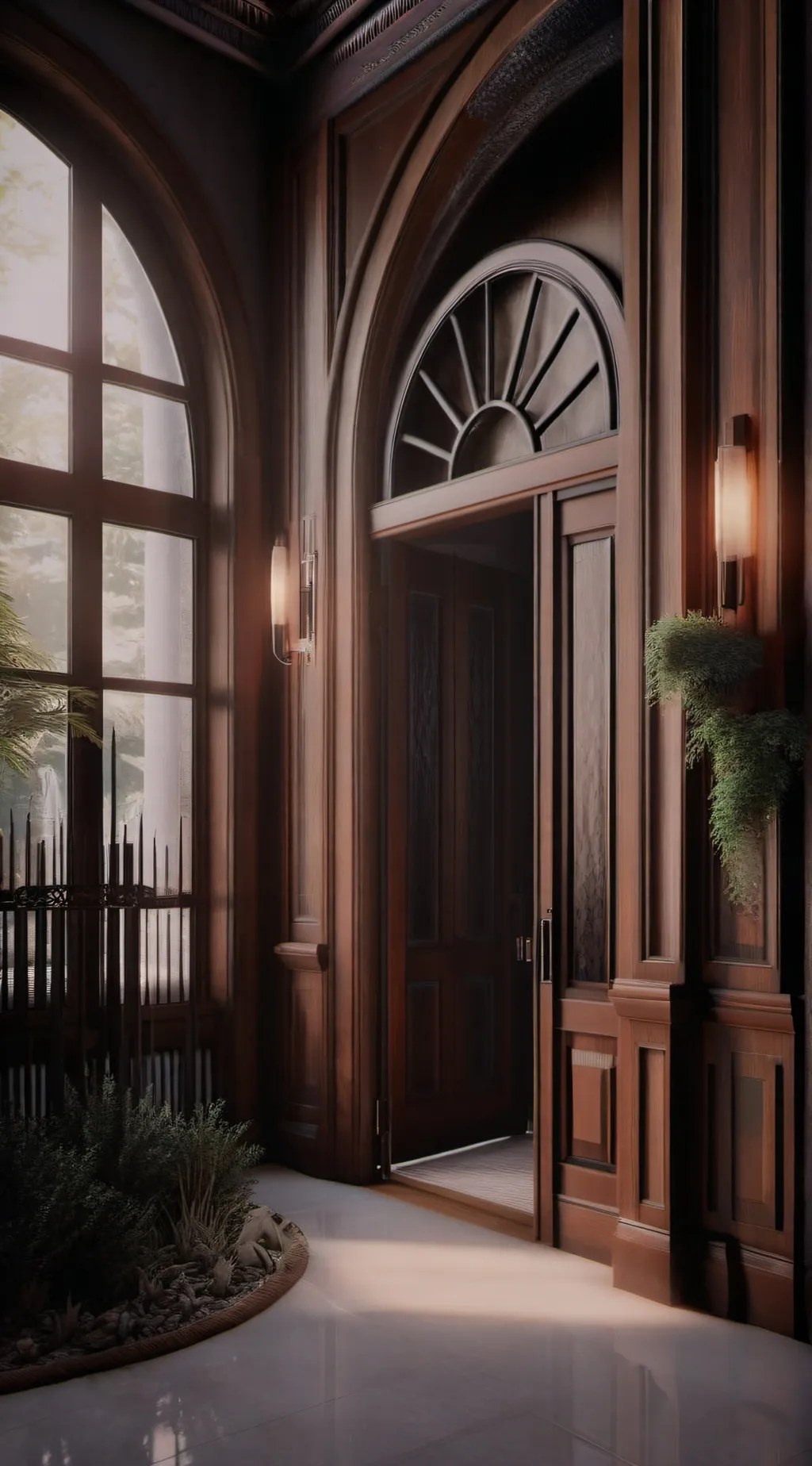 ai character: The X Mansion  background