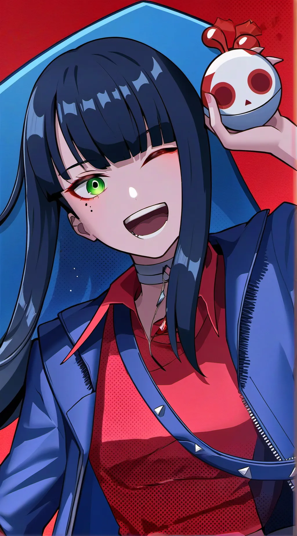 ai character: Akita Tongan background