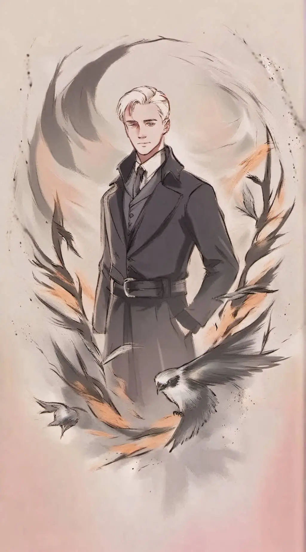 ai character: Draco Malfoy  background