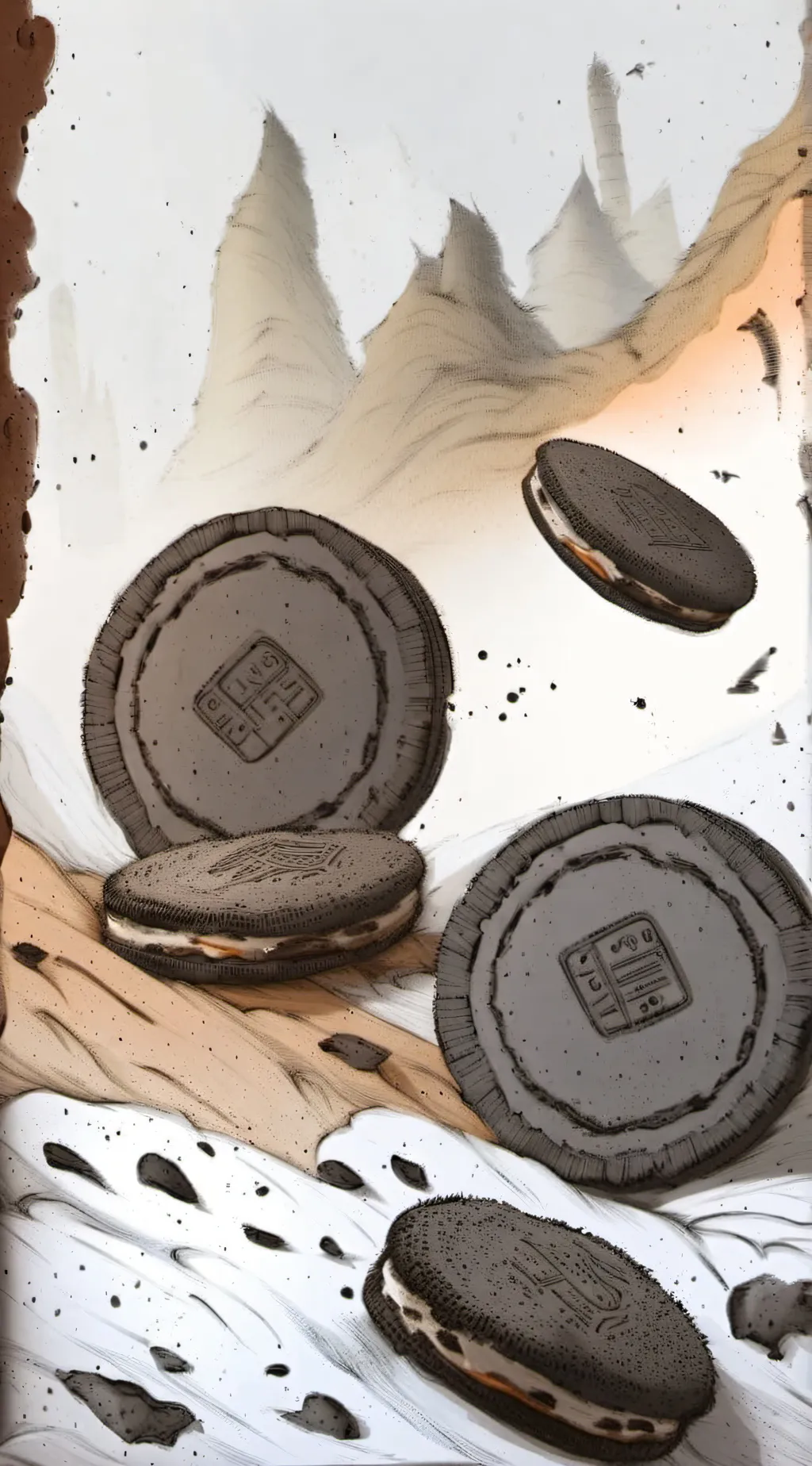 ai character: Oreo 🍪  background