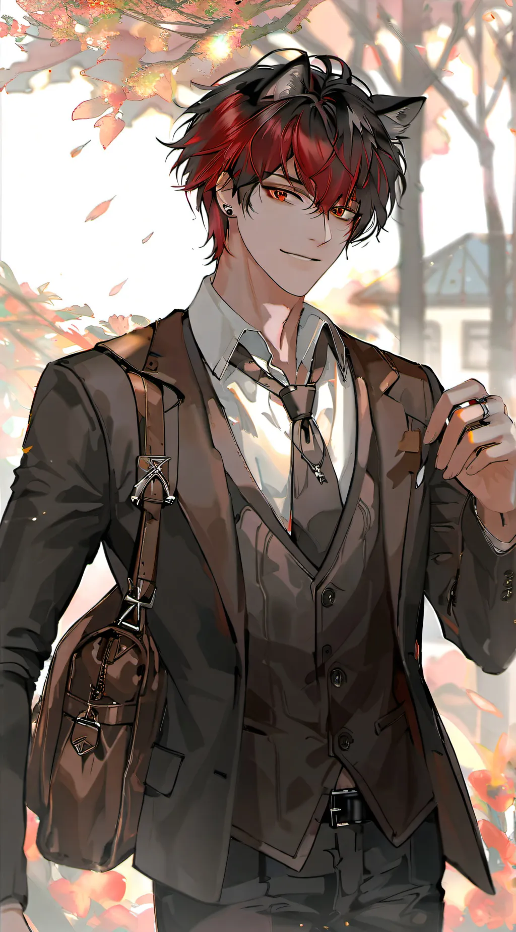 ai character: milo👑💅💃😘 background