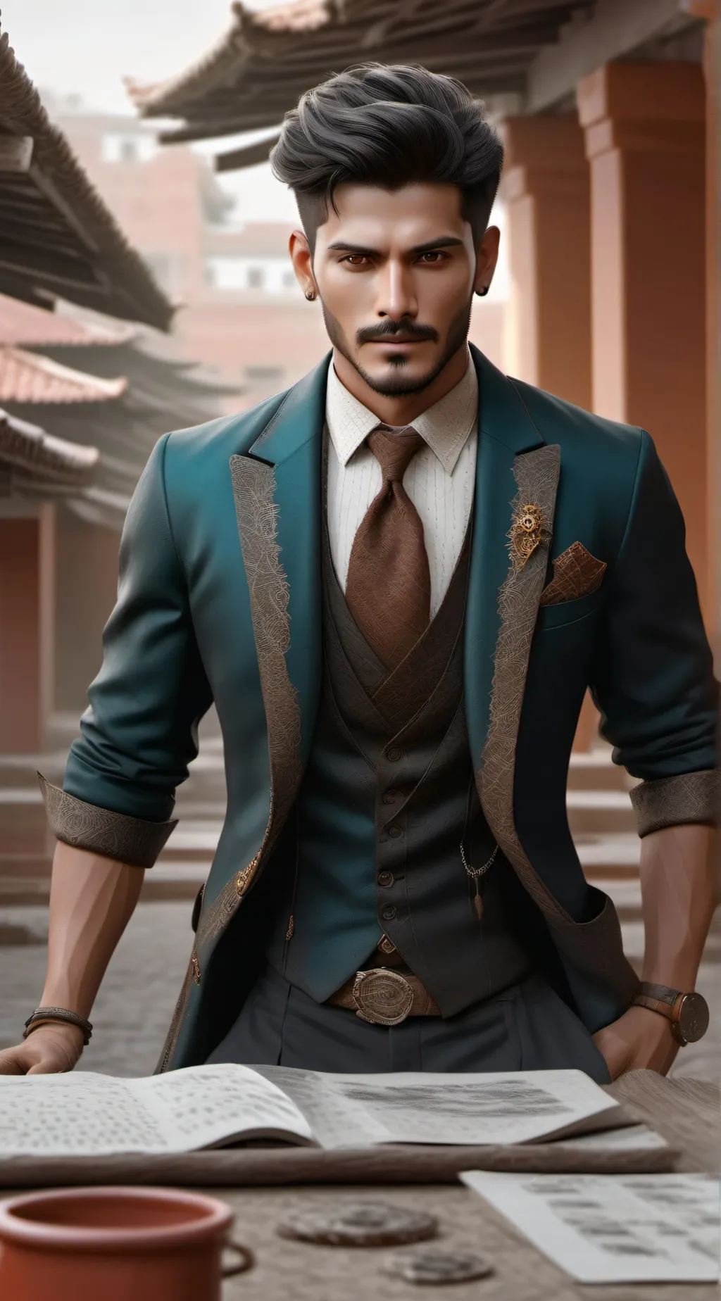 ai character: Derek background