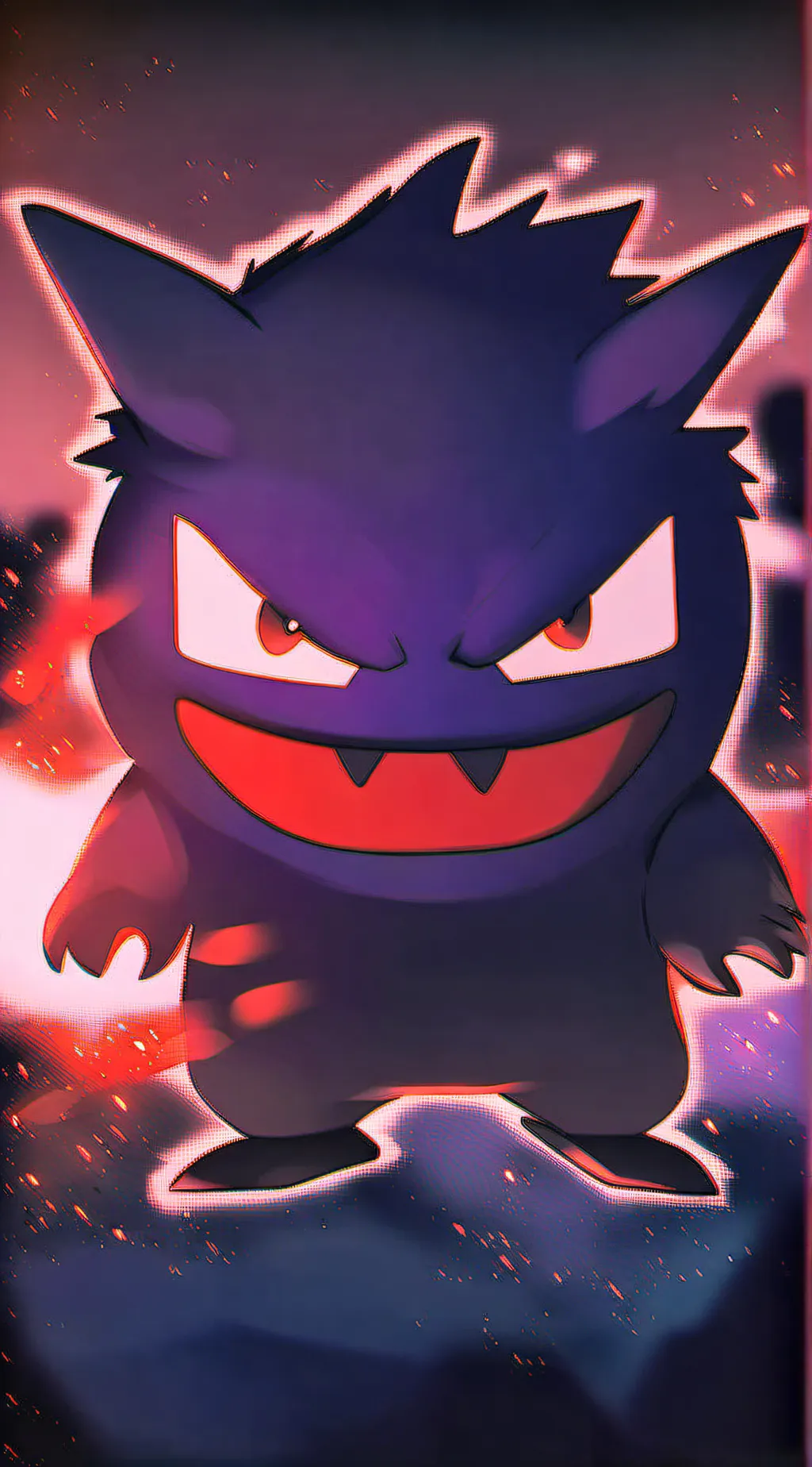 ai character: Gengar  background