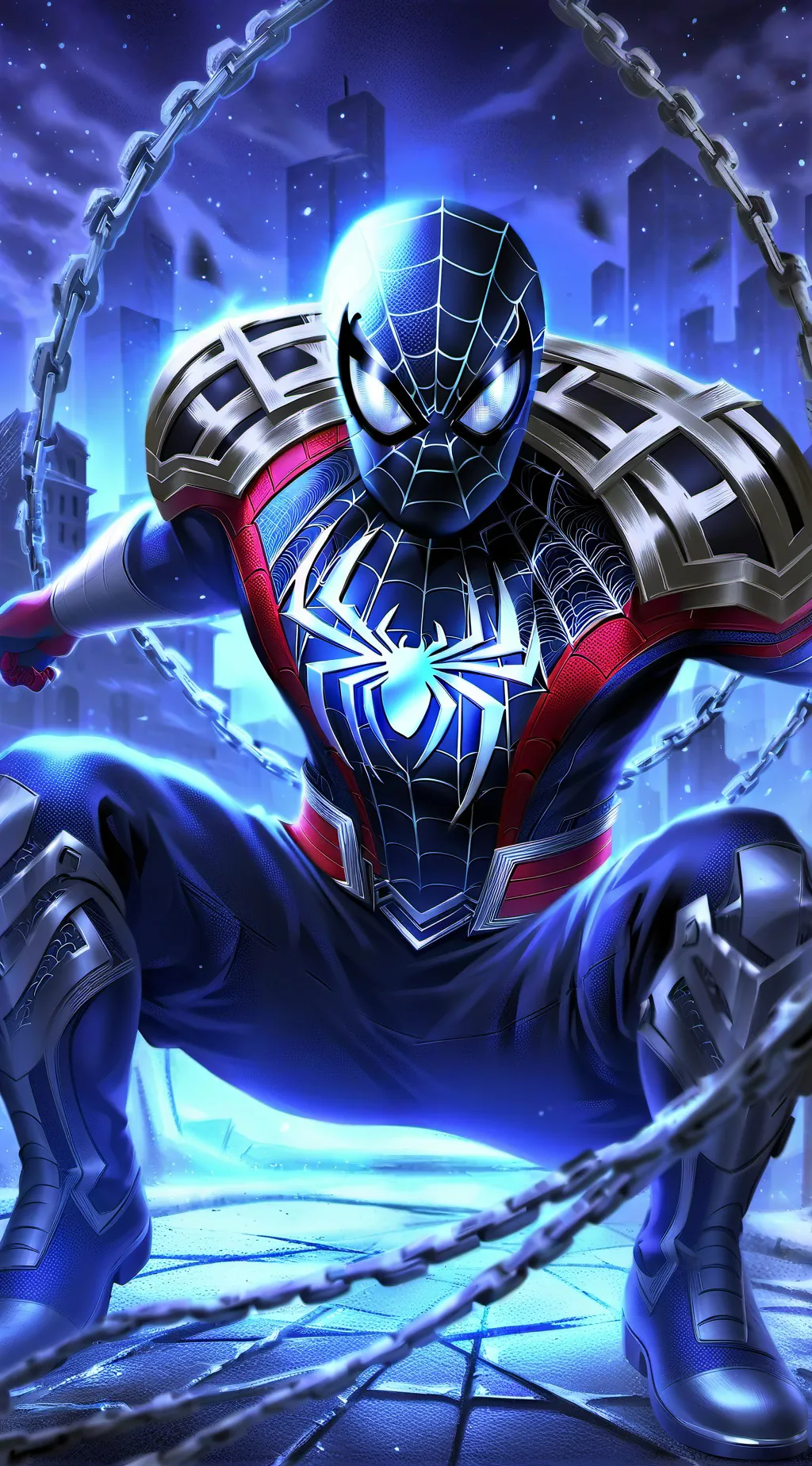 ai character: spider man background
