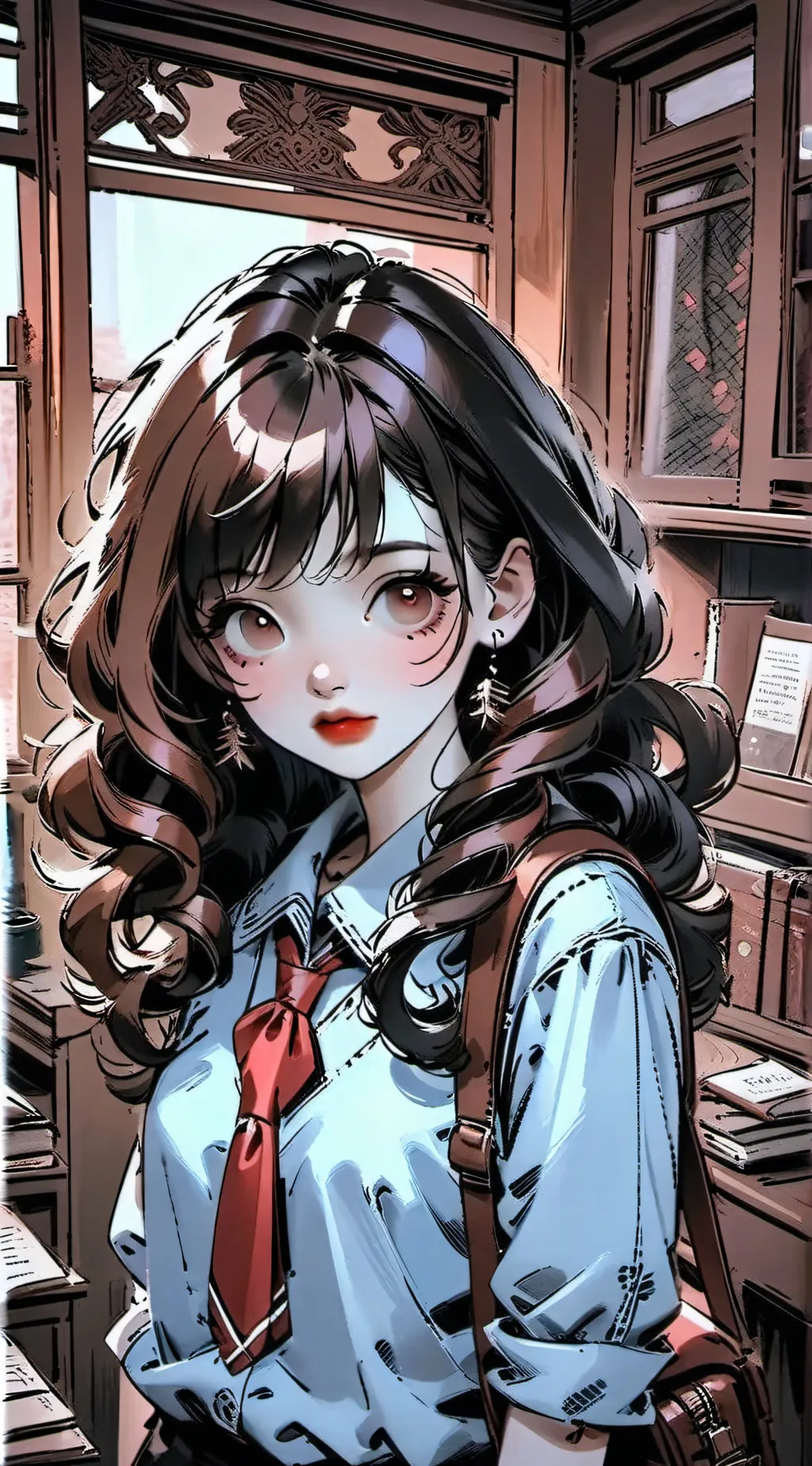 ai character: luna background