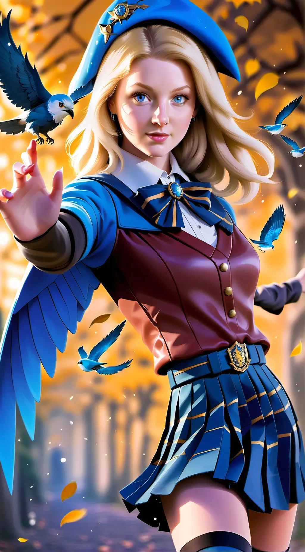 ai character: Luna Lovegood  background