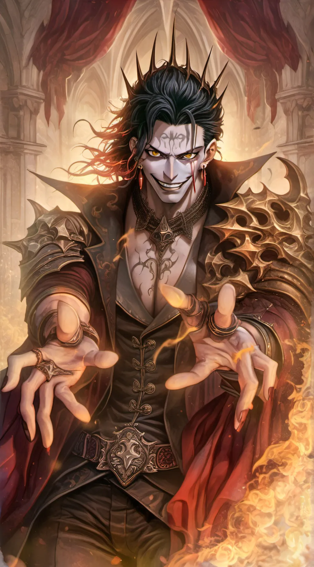 ai character: rey de las maldici background