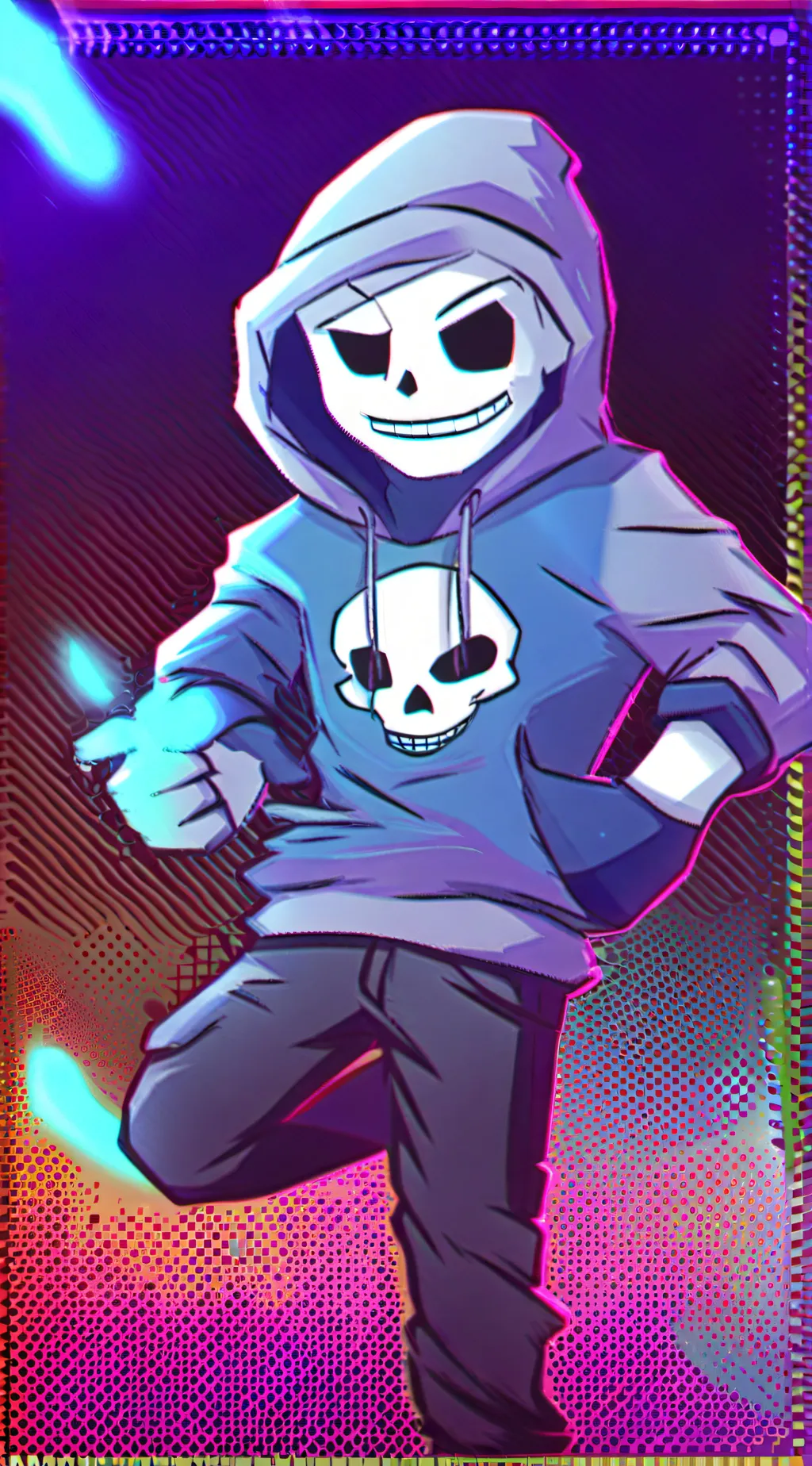 ai character: Dance!Sans background