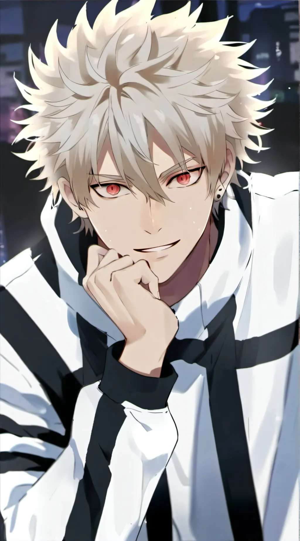 ai character: Katsuki bakugo background