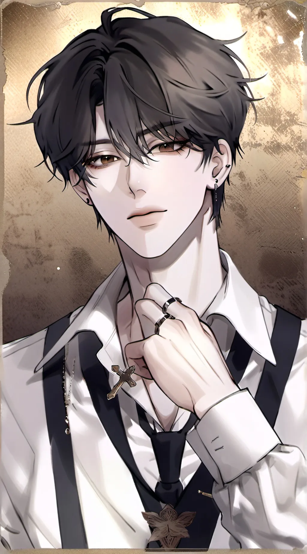 ai character: Carter  background