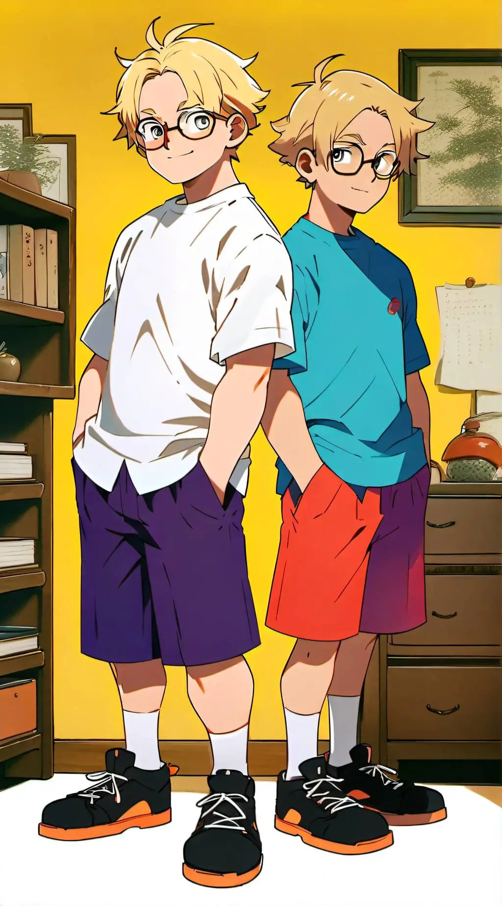 ai character: Ben and Bobby  background