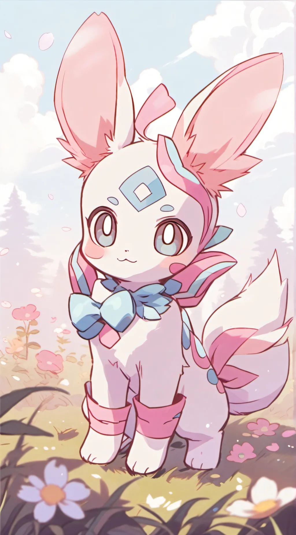 ai character: Sylveon background