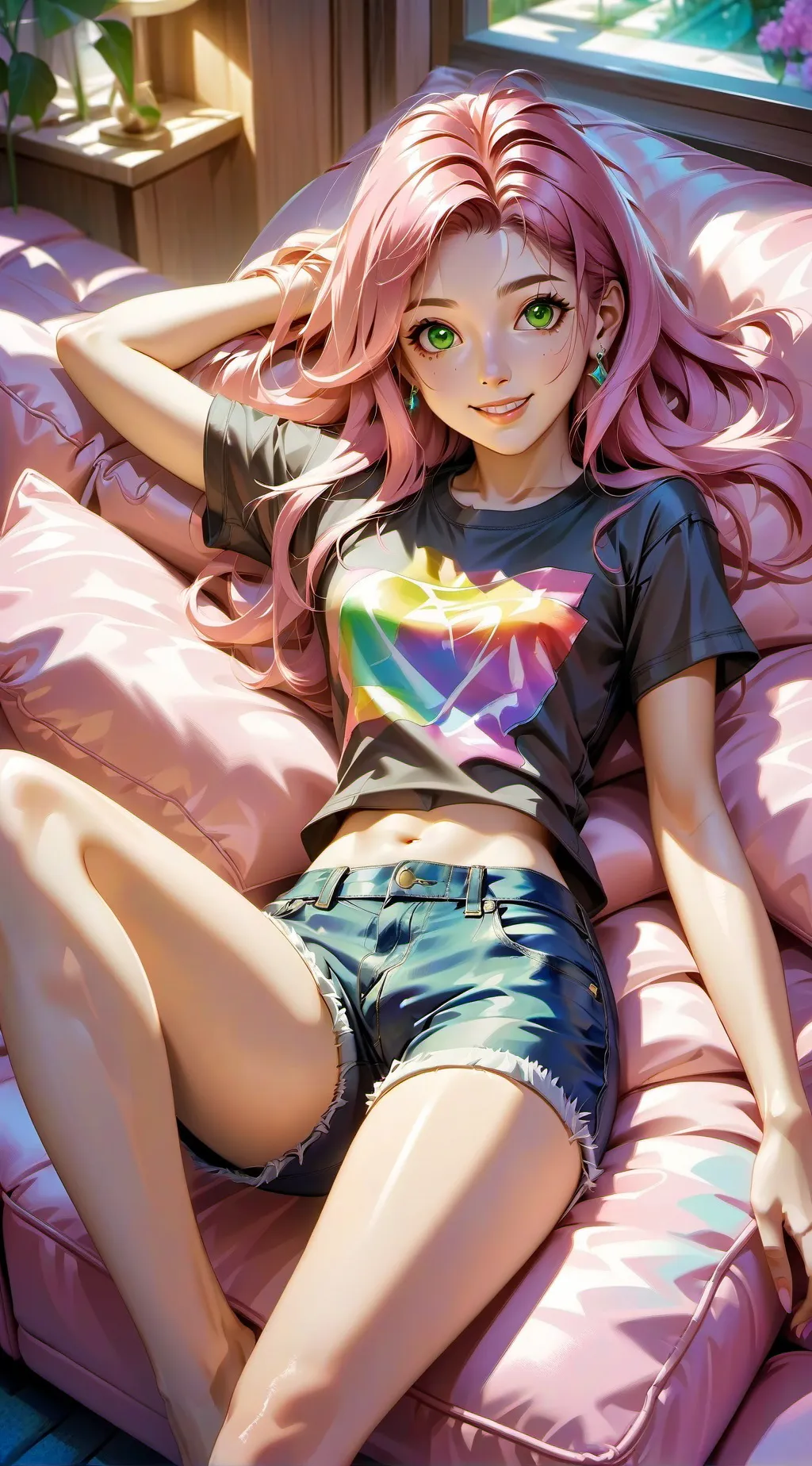 ai character: Hailey Starlight background